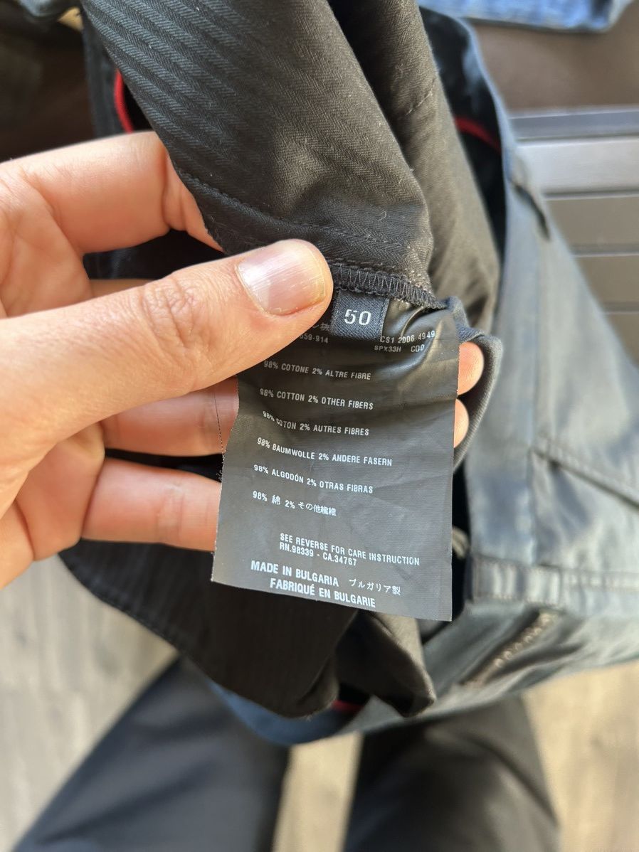 Prada Prada Navy Cotton Blend Pants - Size 50 Size US 34 / EU 50 - 10 Thumbnail
