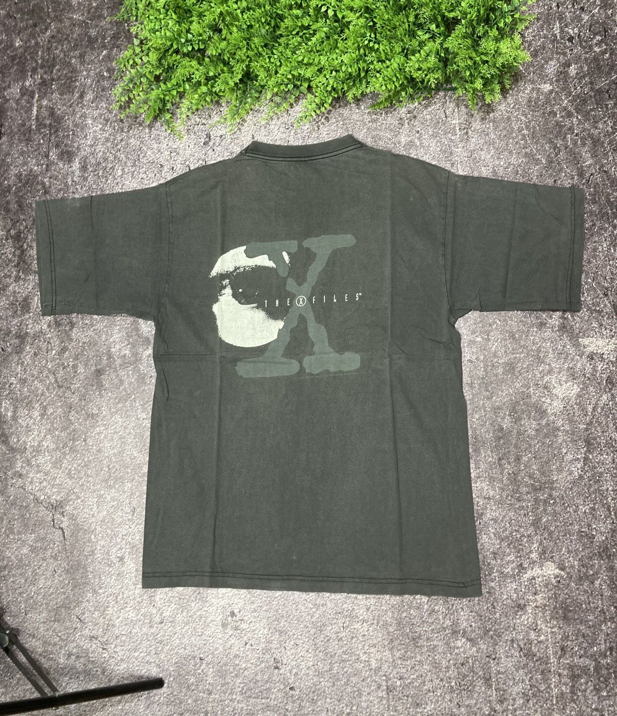 Vintage 1996 X Files Moon Promo Movie Alien UFO T Shirt Tee