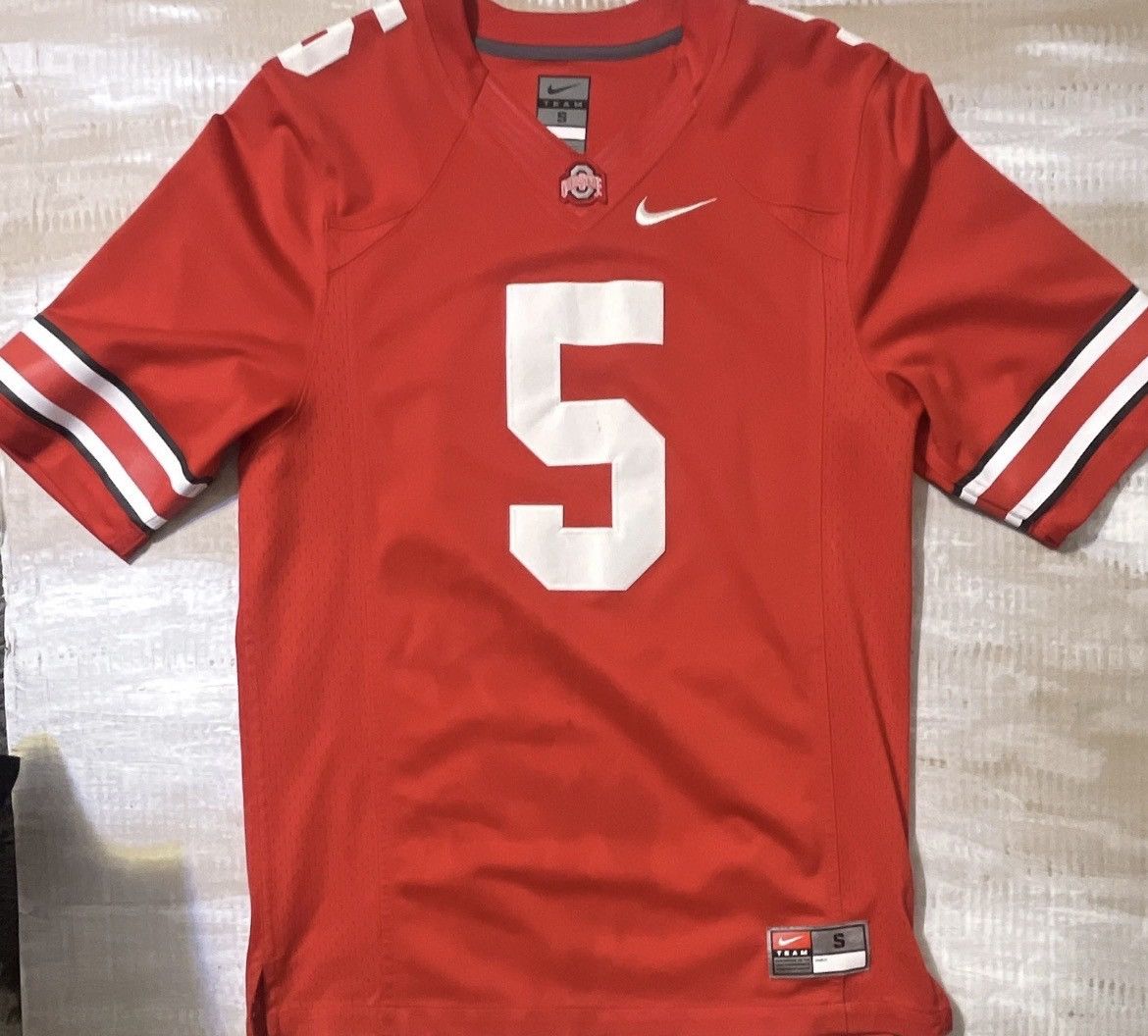 Nike Nike Ohio State Buckeyes Football Jersey (Fits Like Medium) Size US M / EU 48-50 / 2 - 1 Thumbnail