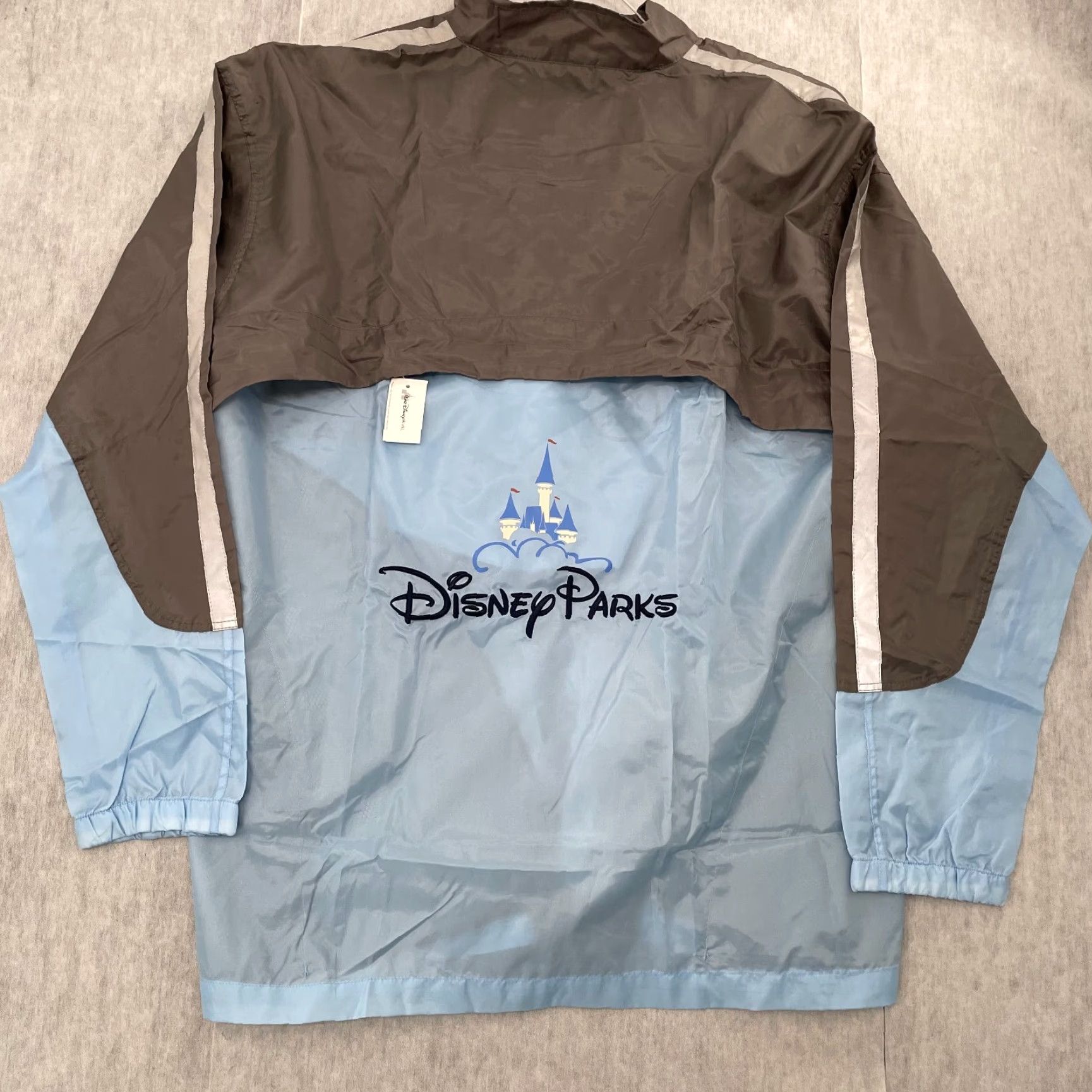 Disney Disney Jacket Adult XL Brown Packable Windbreaker Mickey Logo Mens Size US XL / EU 56 / 4 - 2 Thumbnail