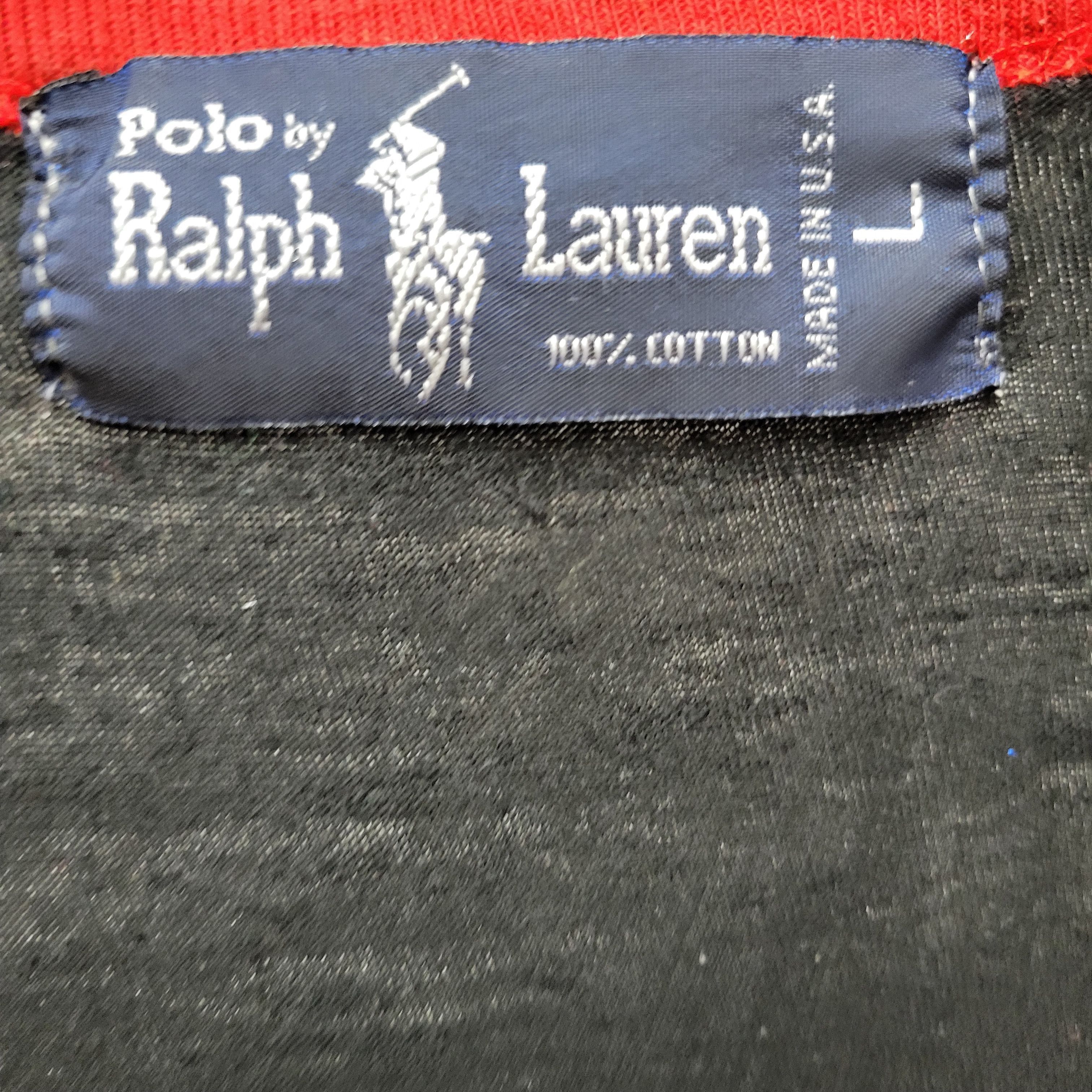 Polo Ralph Lauren Polo Ralph Lauren Long Sleeve Shirt Large Dual Sided Red Blk Size US L / EU 52-54 / 3 - 5 Thumbnail