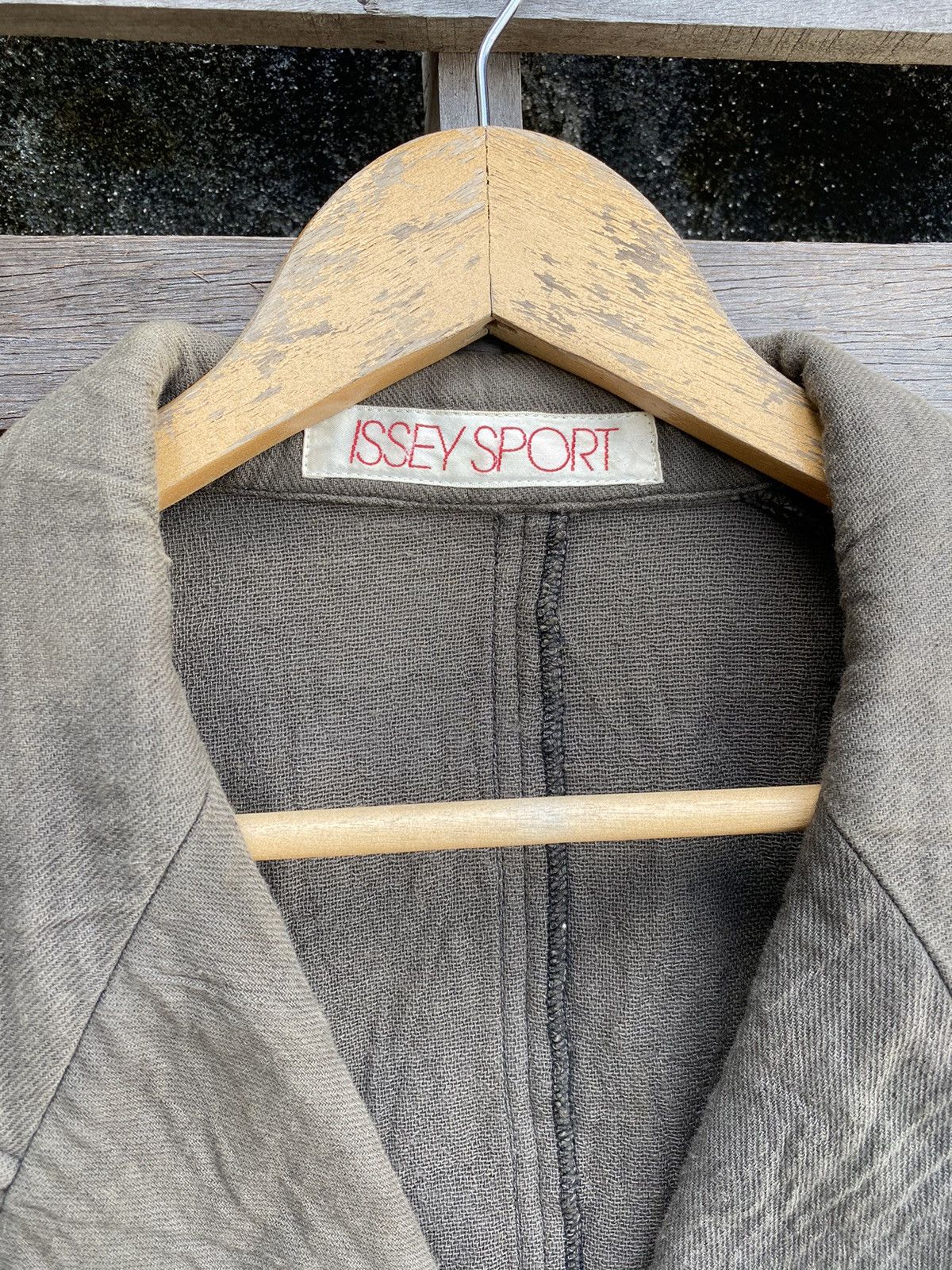 Issey Miyake 🔥 Sunfaded 🔥 Vintage Issey Miyake Double Breasted Jacket Size US L / EU 52-54 / 3 - 5 Thumbnail