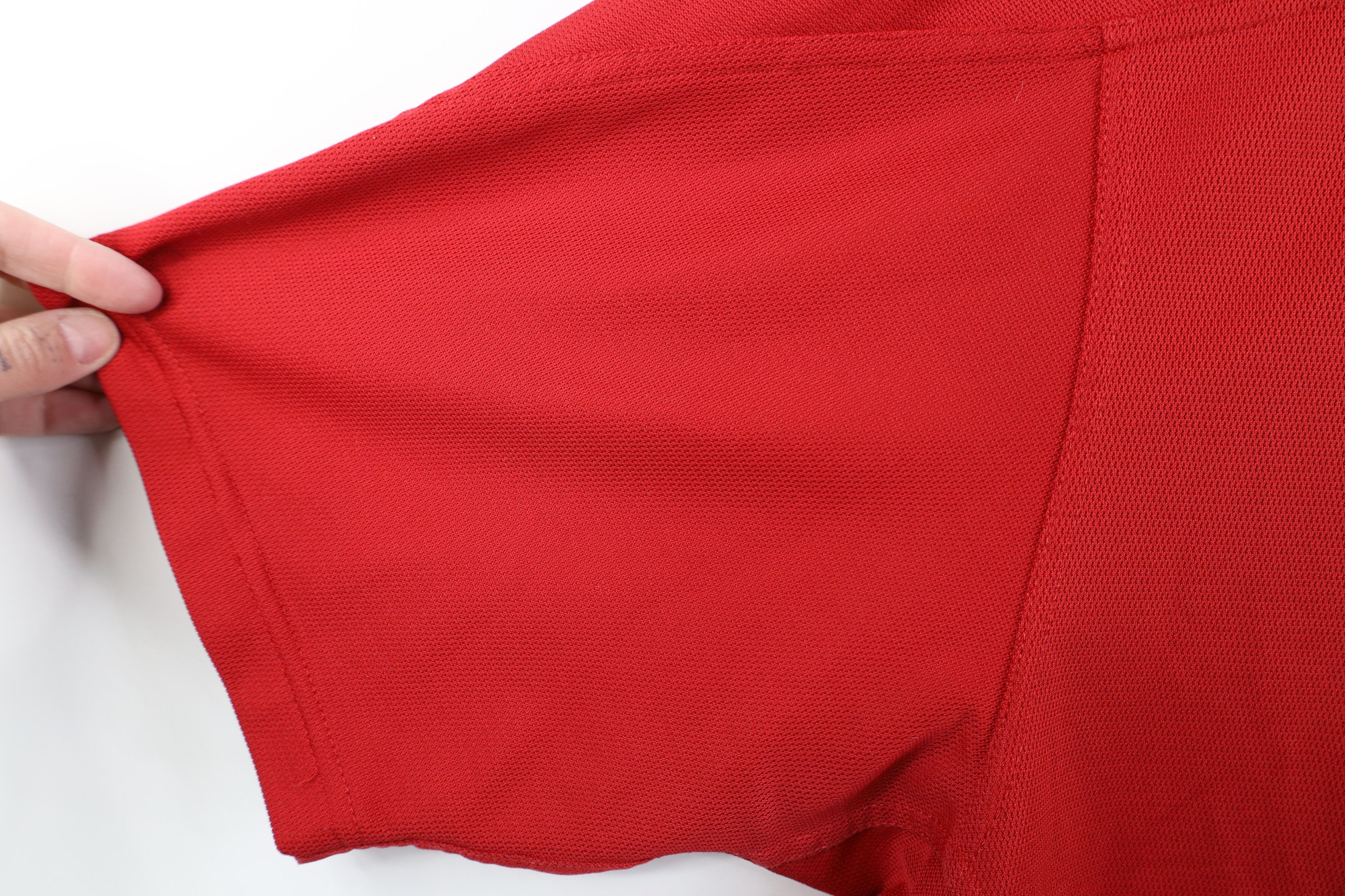 Nike Vintage Y2K Nike Mini Swoosh Knit Short Sleeve T-Shirt Red Size US XL / EU 56 / 4 - 6 Thumbnail