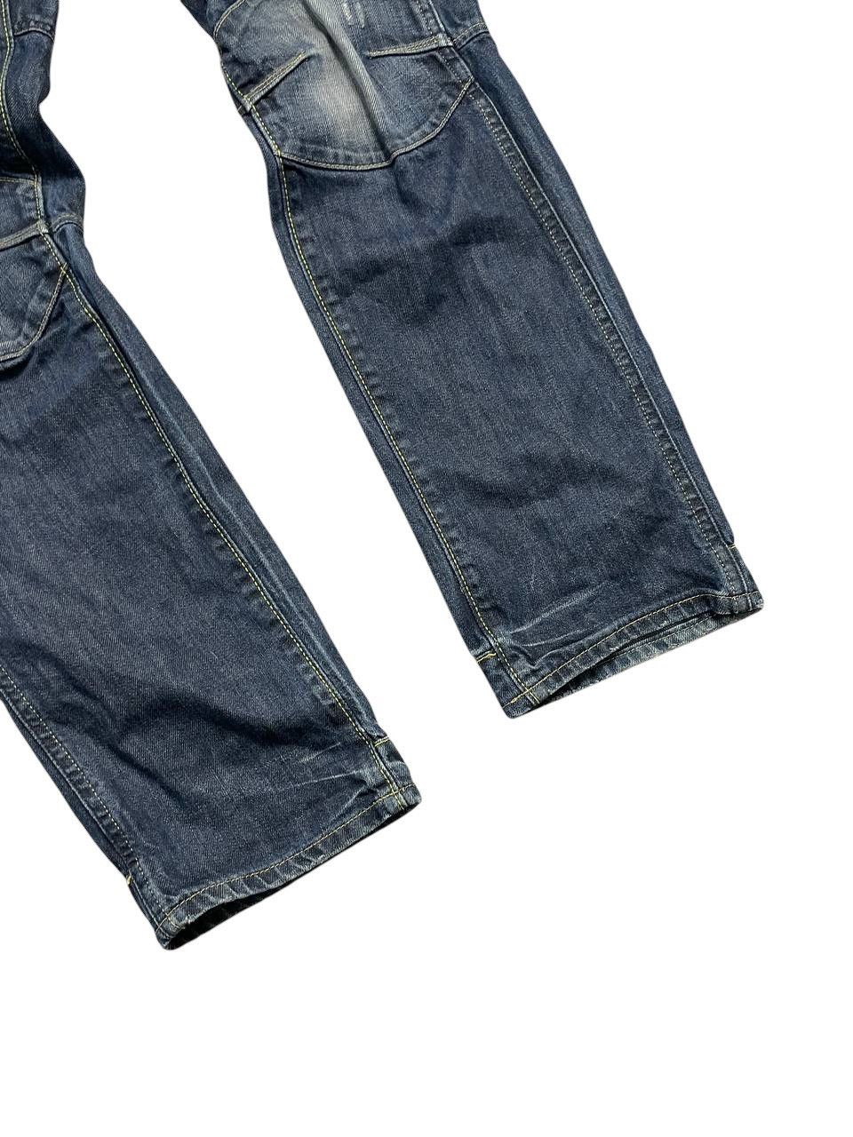 G-Star × Japanese Brand × Vintage Vintage G Star 96 Elwood Y2K Jeans Size US 32 / EU 48 - 6 Thumbnail