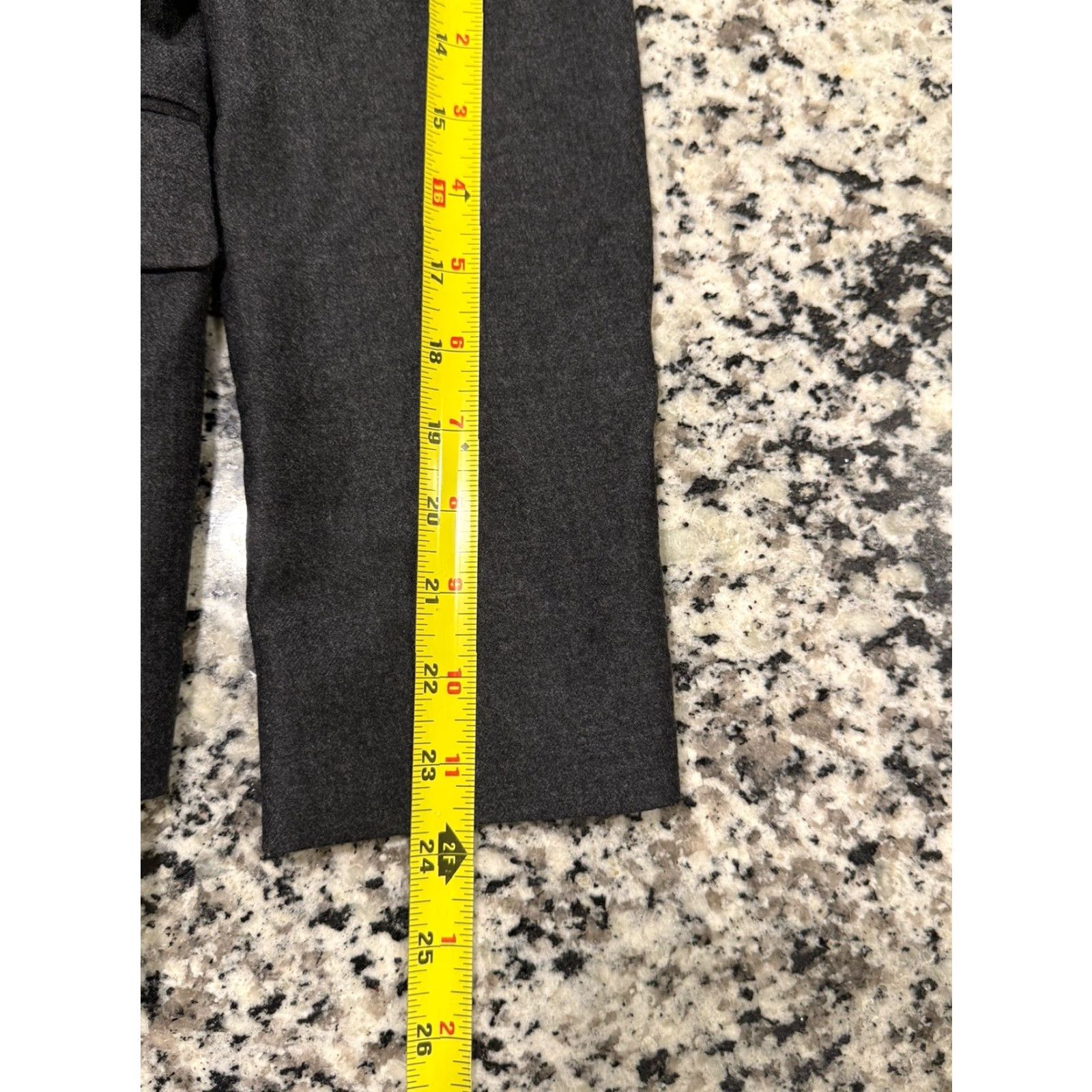 Theory THEORY Blazer Tailored 2 Button Sleek Flannel 100% Virgin Wool Size 0 Gray Size XS / US 0-2 / IT 36-38 - 4 Thumbnail