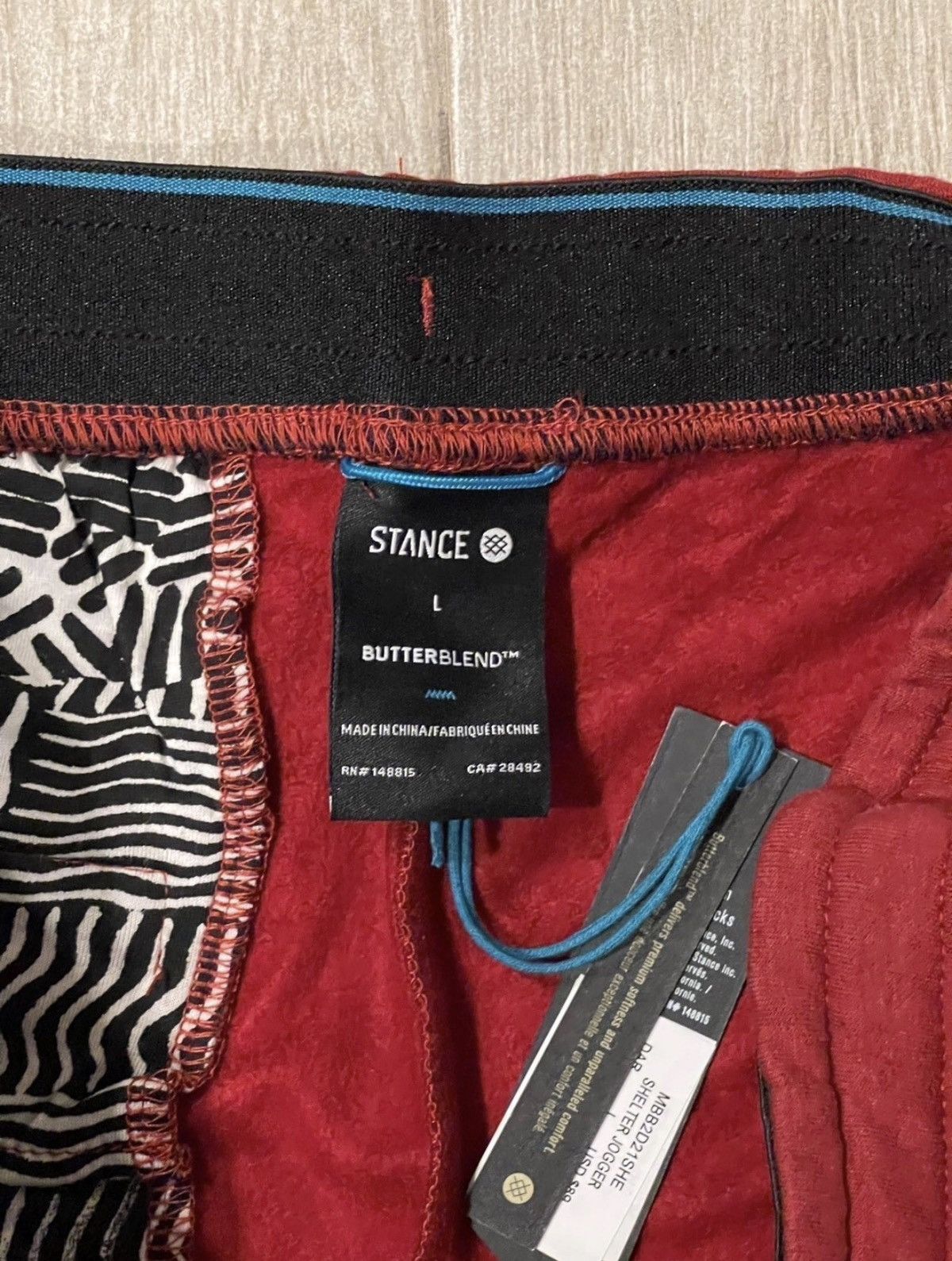 Stance Socks Stance Shelter Jogger with Butter Blend Dark Red Size Large Size US 36 / EU 52 - 3 Thumbnail