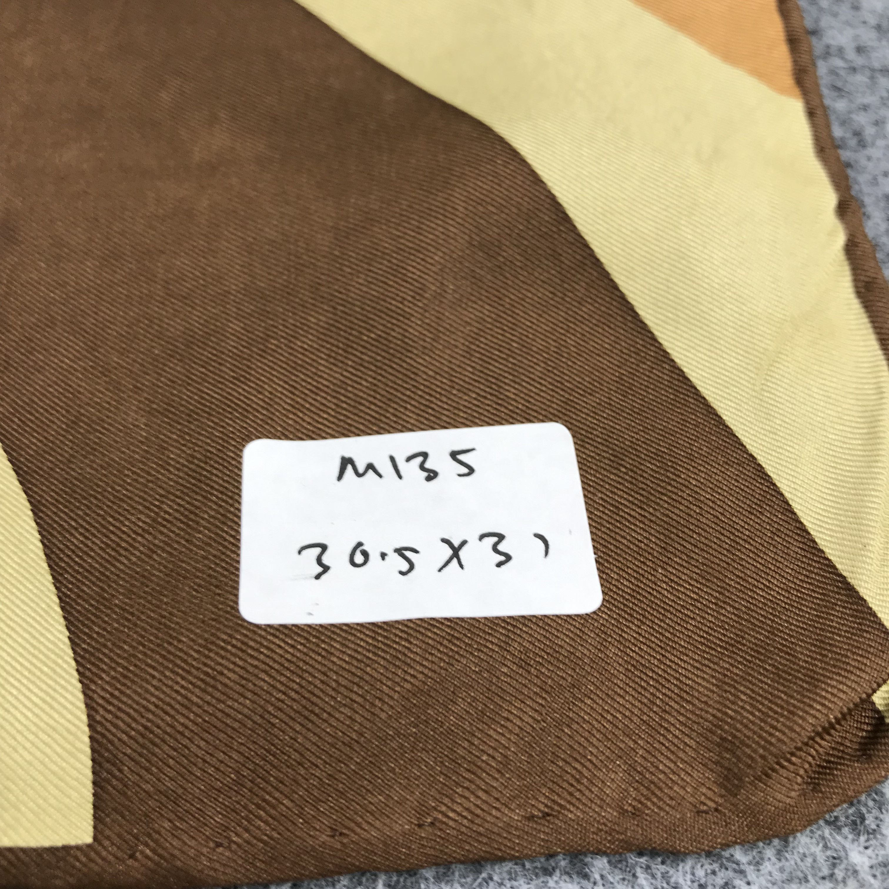 Vintage Vintage Abstract Design Silk Scarf M135 Size ONE SIZE - 11 Thumbnail