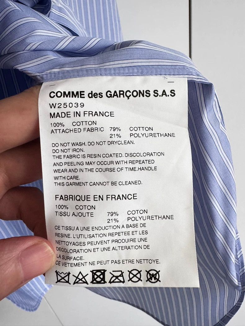 Comme des Garcons Comme Des Garcons Blonde Collar Shirt Size US XS / EU 42 / 0 - 5 Thumbnail