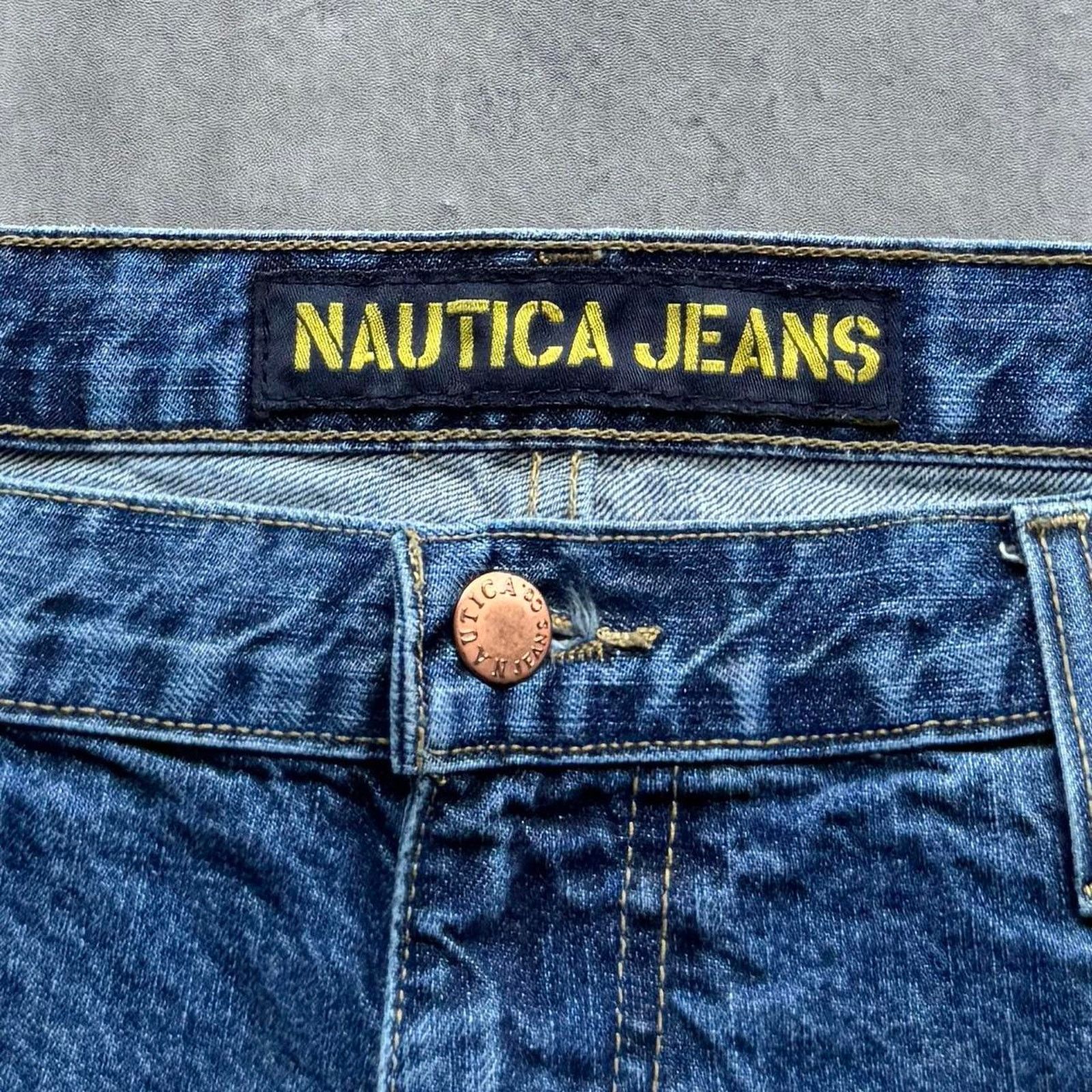 JNCO × Nautica × Vintage Vintage Y2K Nautica Baggy Streetwear Skater Cyber Tech Jeans Size US 38 / EU 54 - 3 Thumbnail