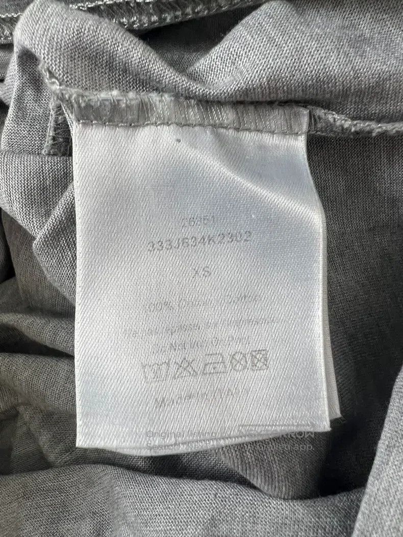 Dior Dior Triangle Art Printed Grey Long Sleeve T-shirt Size US XS / EU 42 / 0 - 6 Thumbnail
