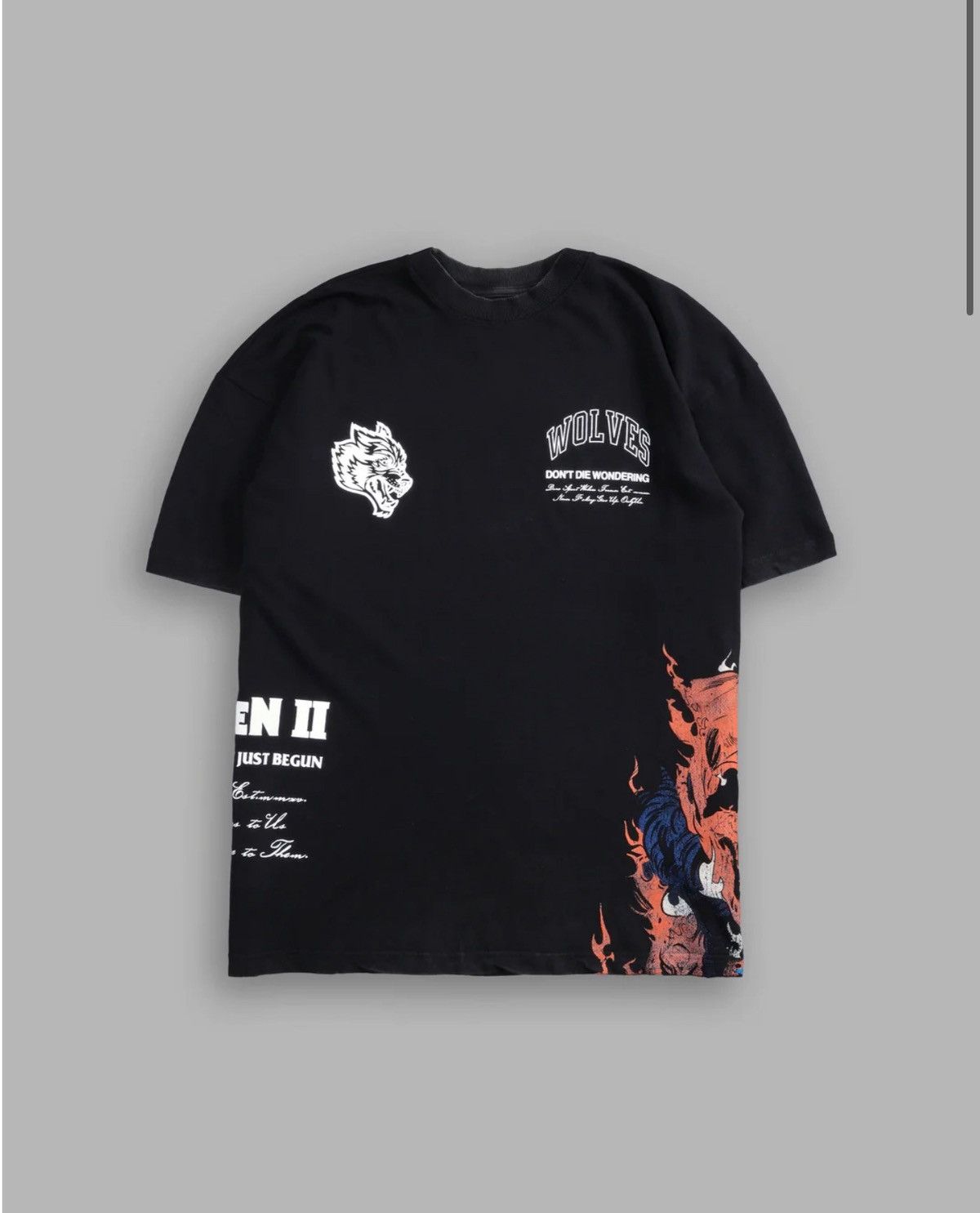 Darc Sport ONLY JUST BEGUN "SIDE BY SIDE" OVERSIZED TEE IN BLACK Size US M / EU 48-50 / 2 - 1 Thumbnail