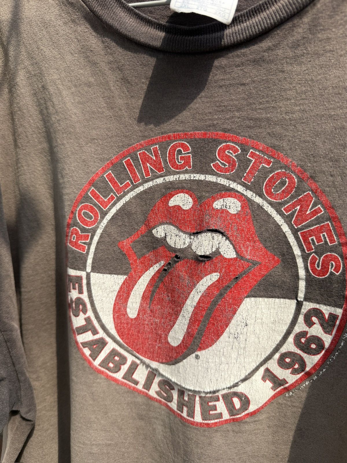 Band Tees × The Rolling Stones × Vintage Vintage Rolling Stones Band T shirt Size US XXL / EU 58 / 5 - 3 Thumbnail