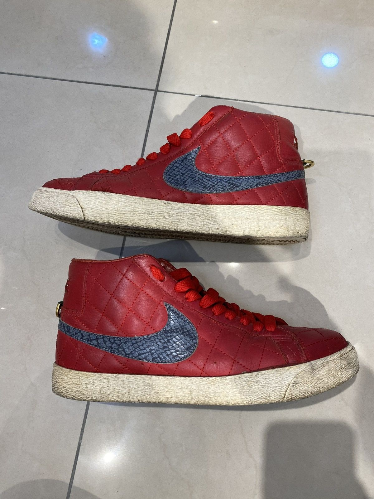 Nike × Supreme Nike SB Blazer Supreme Red 2006 Size9 Size US 9 / EU 42 - 7 Thumbnail