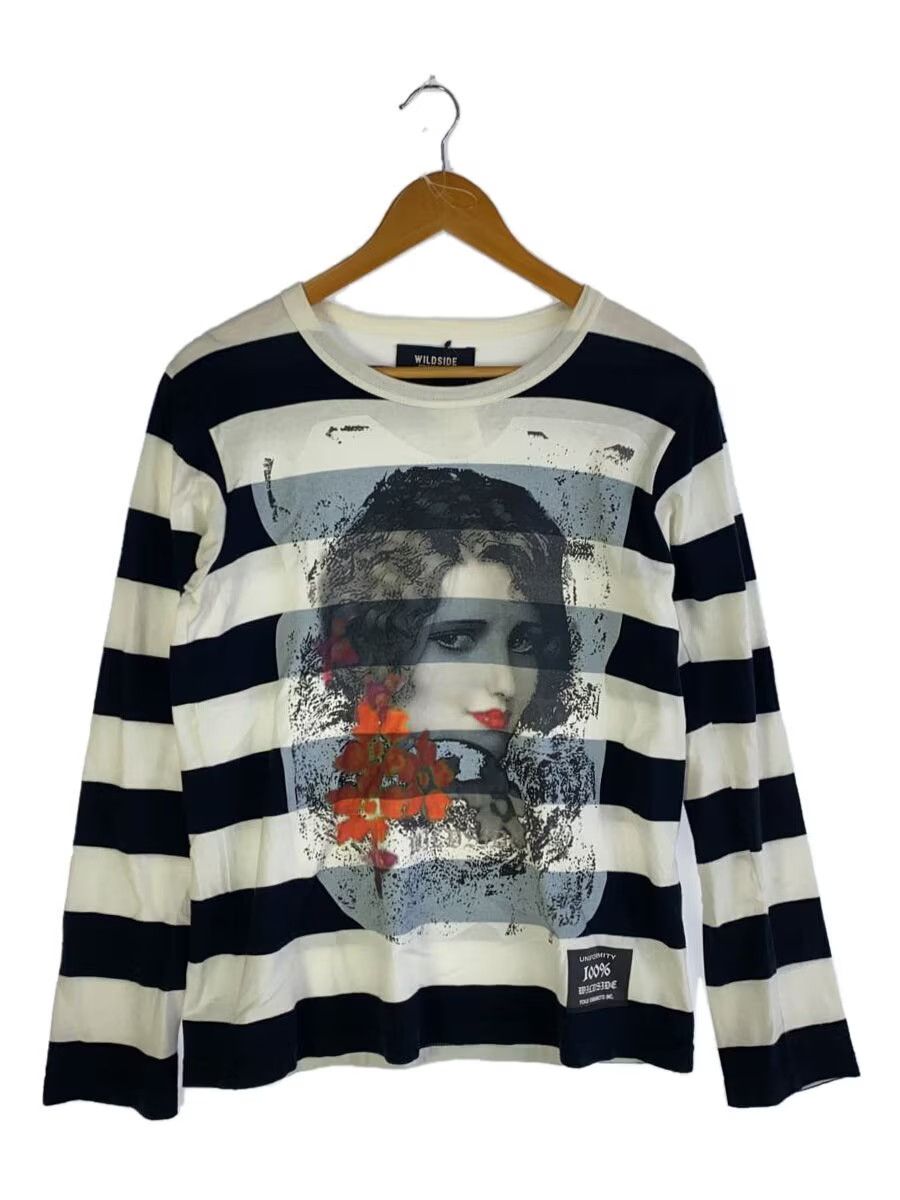 Yohji Yamamoto Painting Striped Long Sleeve Tee Size US M / EU 48-50 / 2 - 1 Thumbnail