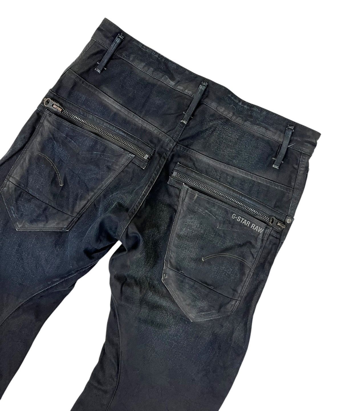 G-Star Gstar Black Wax Loose Tapered Jeans Size US 34 / EU 50 - 12 Thumbnail