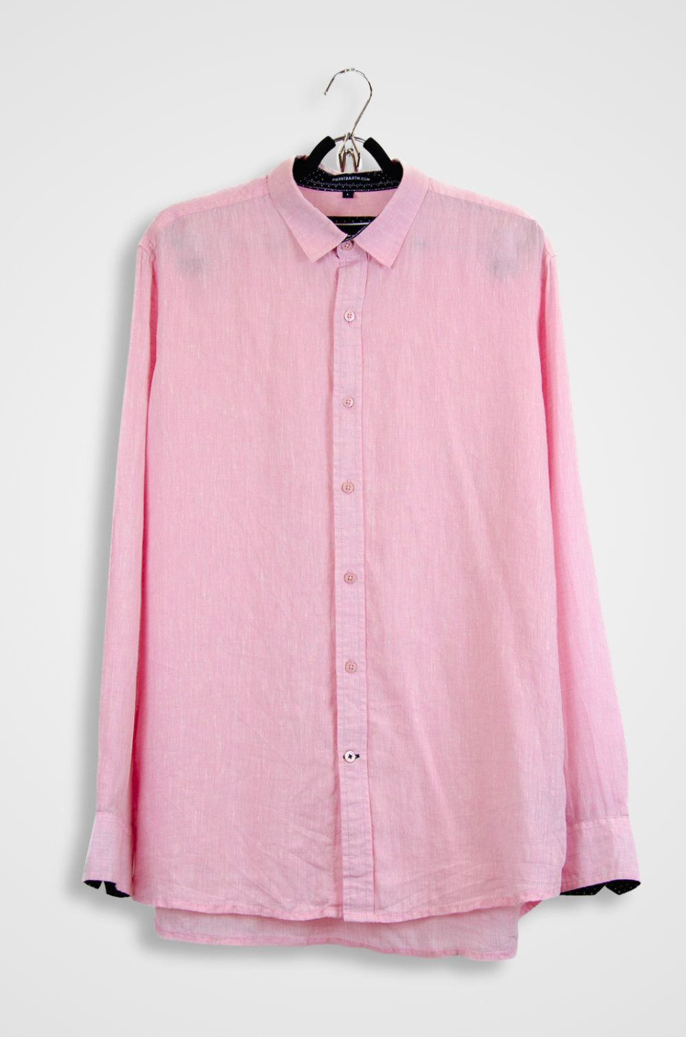 MC2 Saint Barth MC2 Saint Barth Pink Linen Shirt - Size L Size US L / EU 52-54 / 3 - 1 Thumbnail
