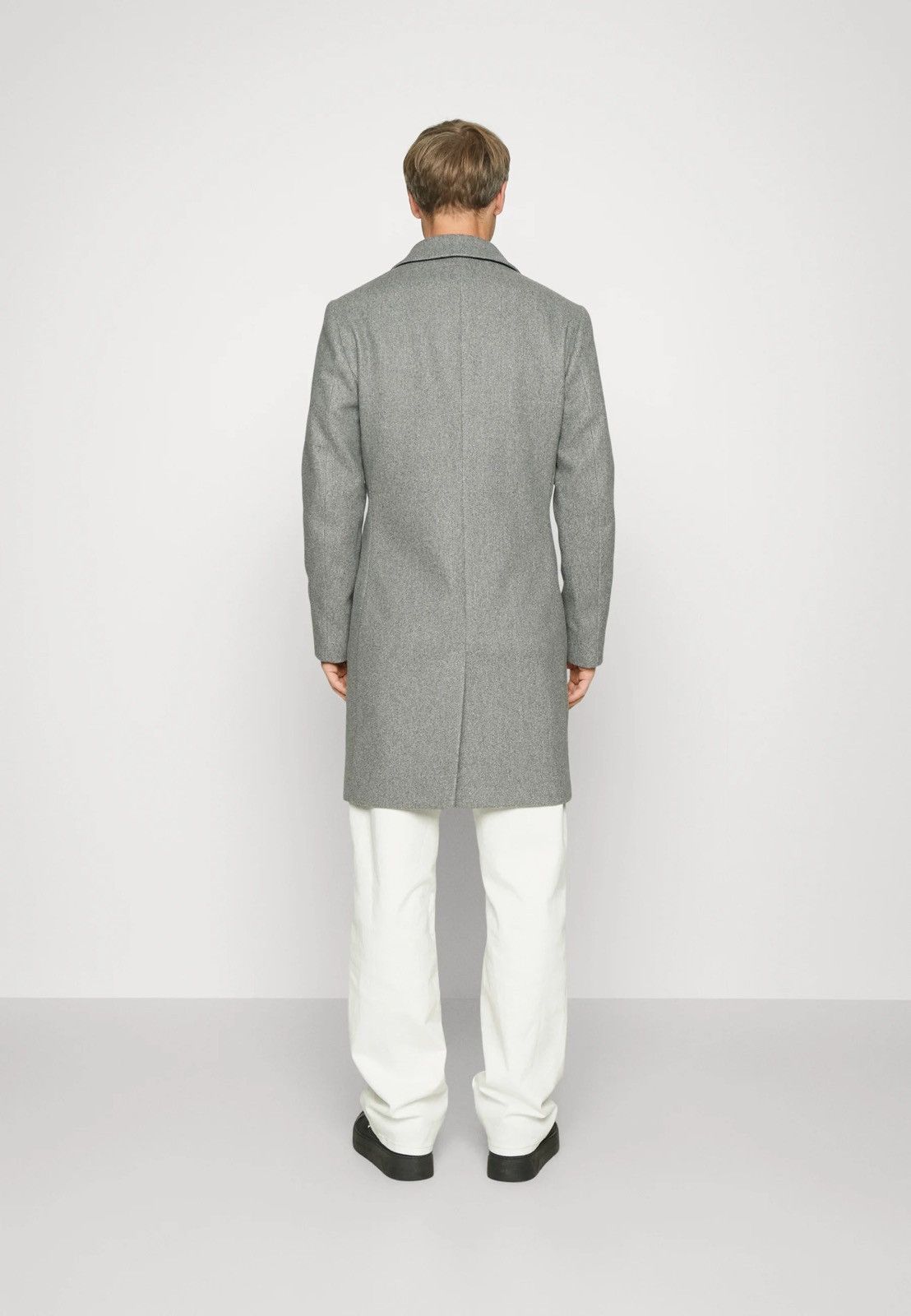 Other !DS! AW23 Isaac Dewhirst Gray Wool Coat Size US M / EU 48-50 / 2 - 4 Thumbnail