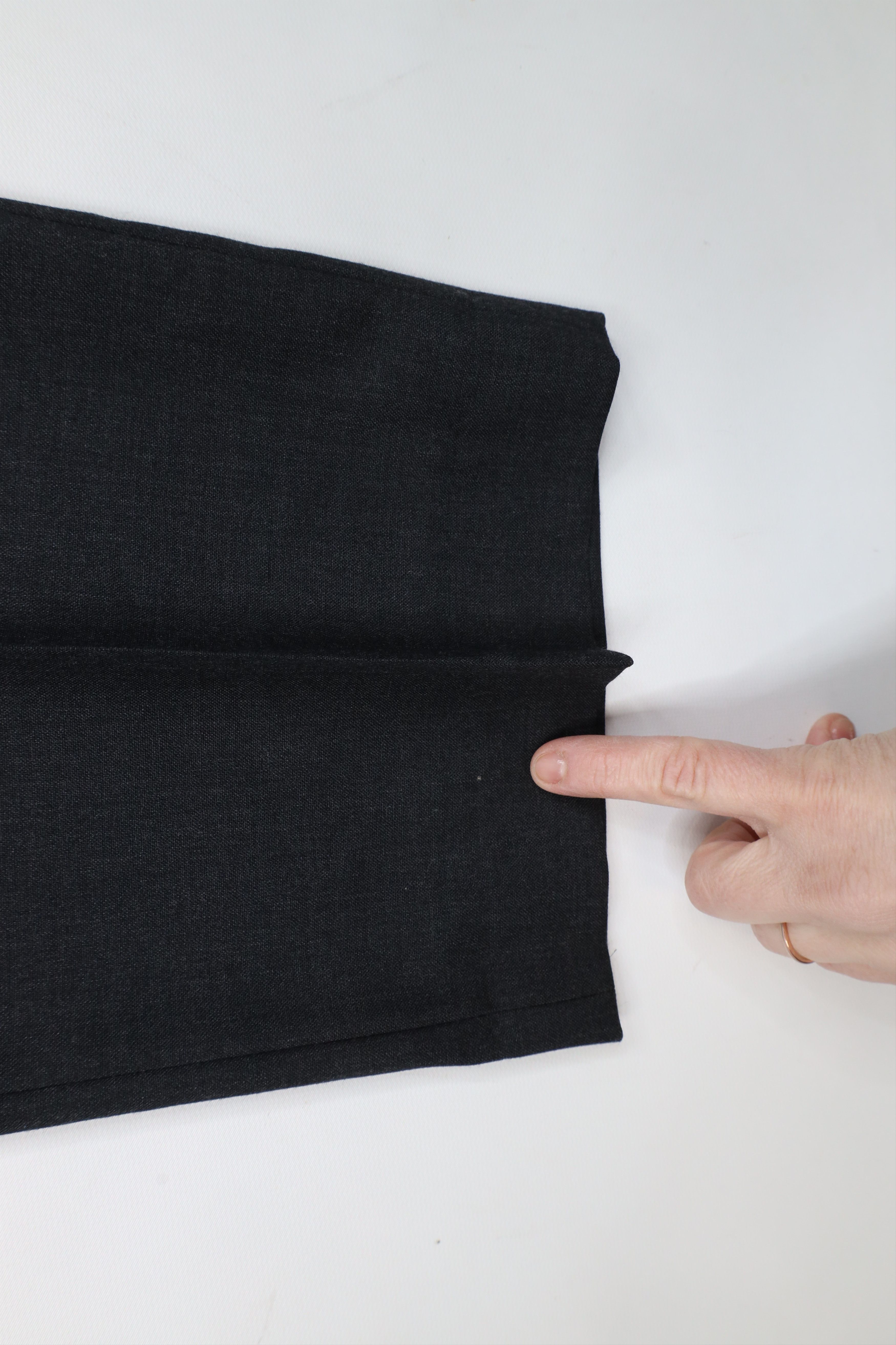 Vintage Vintage 90s Streetwear Wide Leg Chino Pants Charcoal Gray Size US 38 / EU 54 - 5 Thumbnail