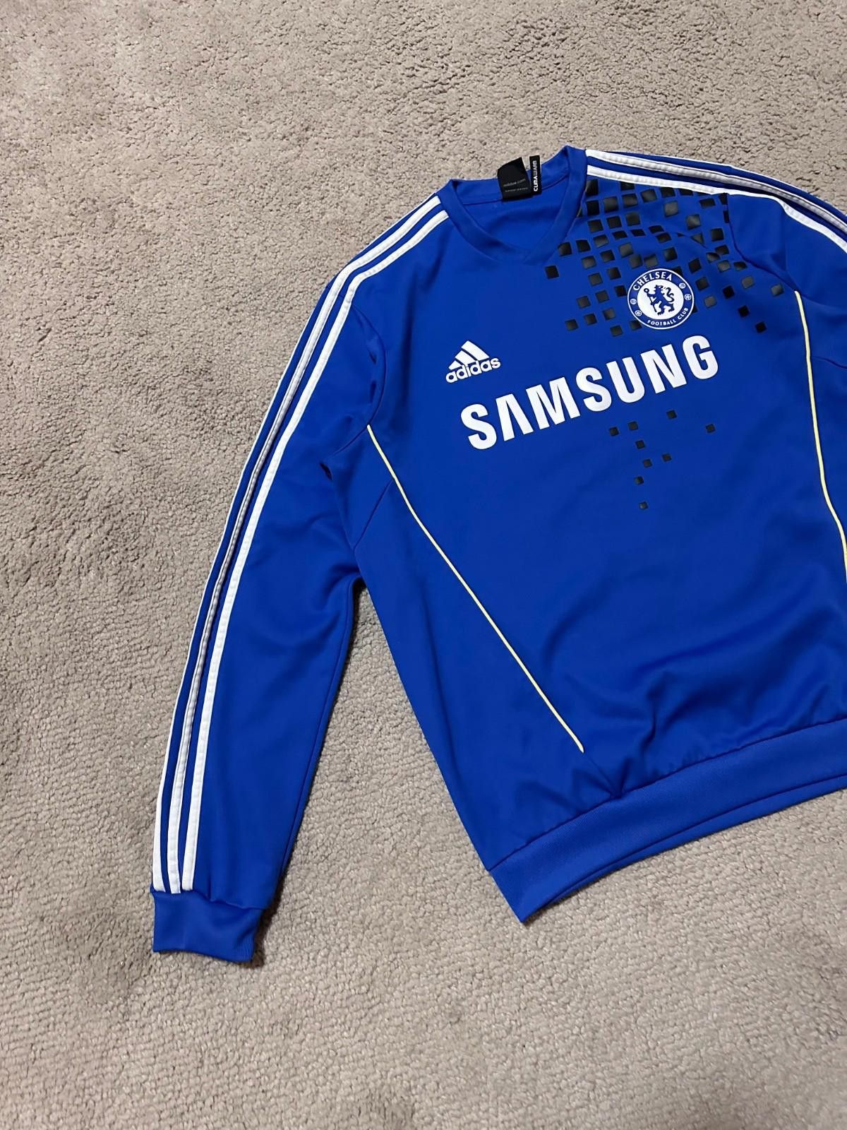 Adidas Vintage Adidas Chelsea Football Sweatshirt Soccer Track Top Size US L / EU 52-54 / 3 - 2 Thumbnail