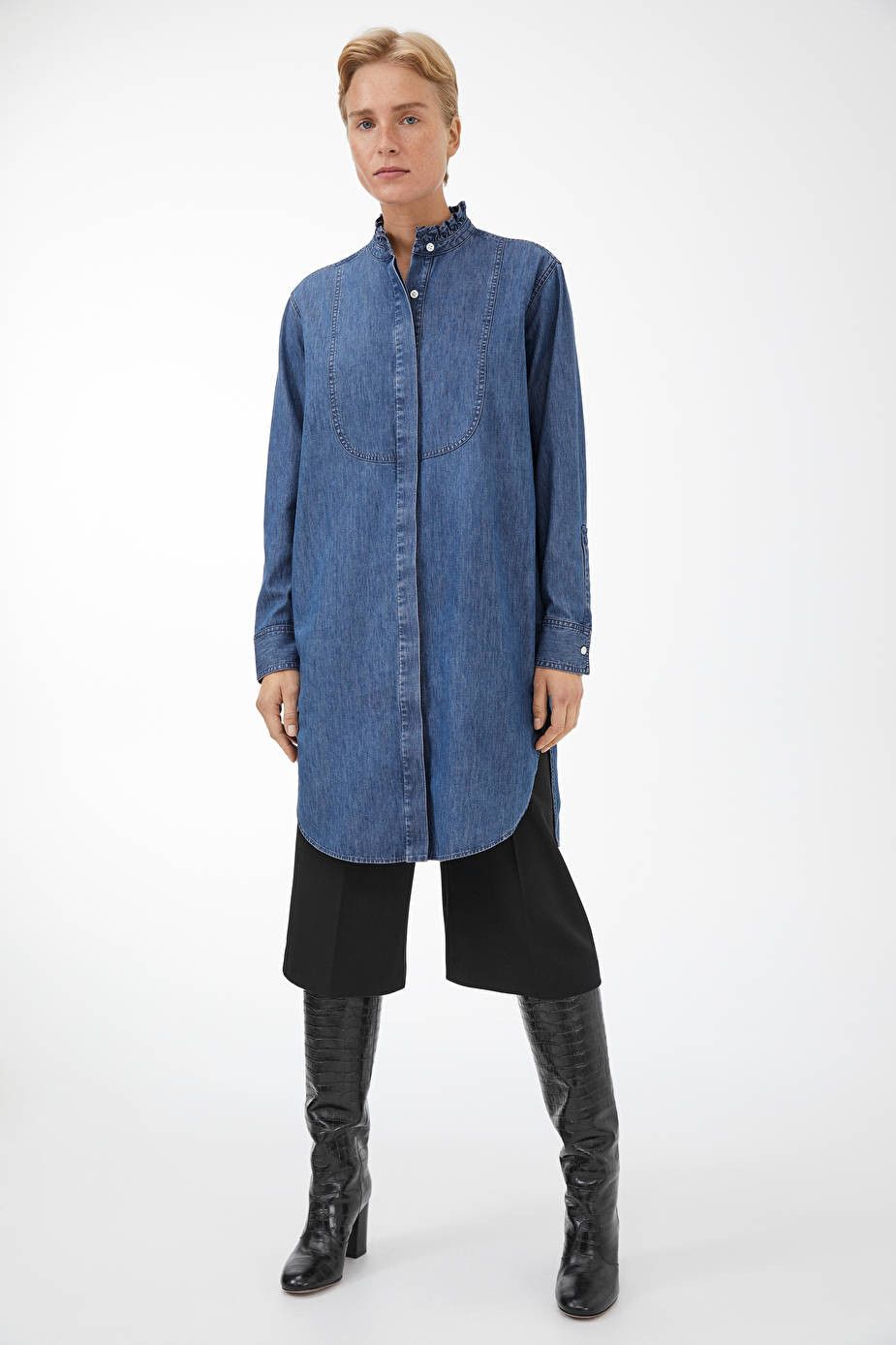 Arket Arket Jeans klänning Dress Size XS / US 0-2 / IT 36-38 - 1 Thumbnail