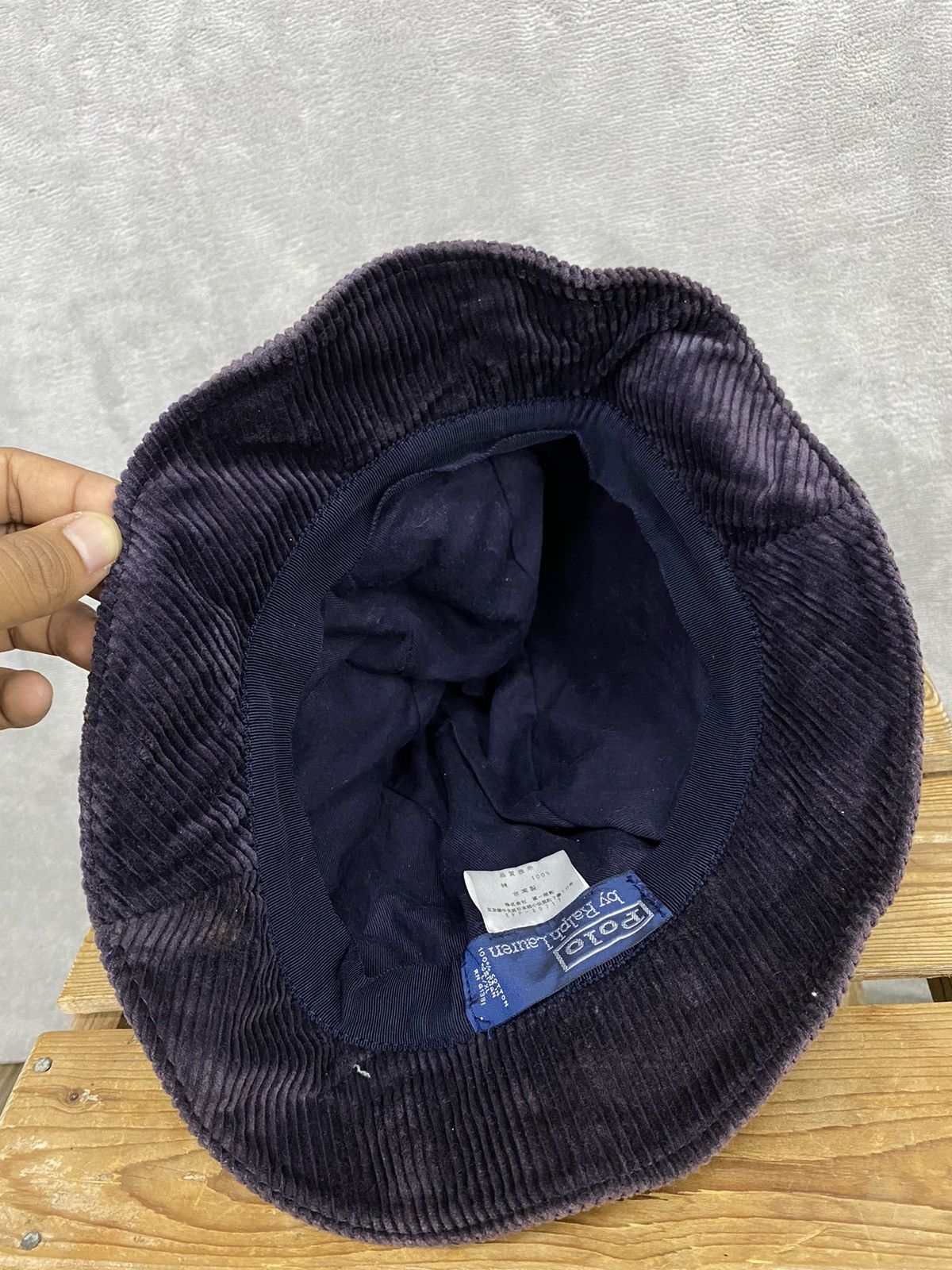 Polo Ralph Lauren VINTAGE 90s RALPH LAUREN CORDUROY BUCKET HAT L/XL Size ONE SIZE - 11 Thumbnail