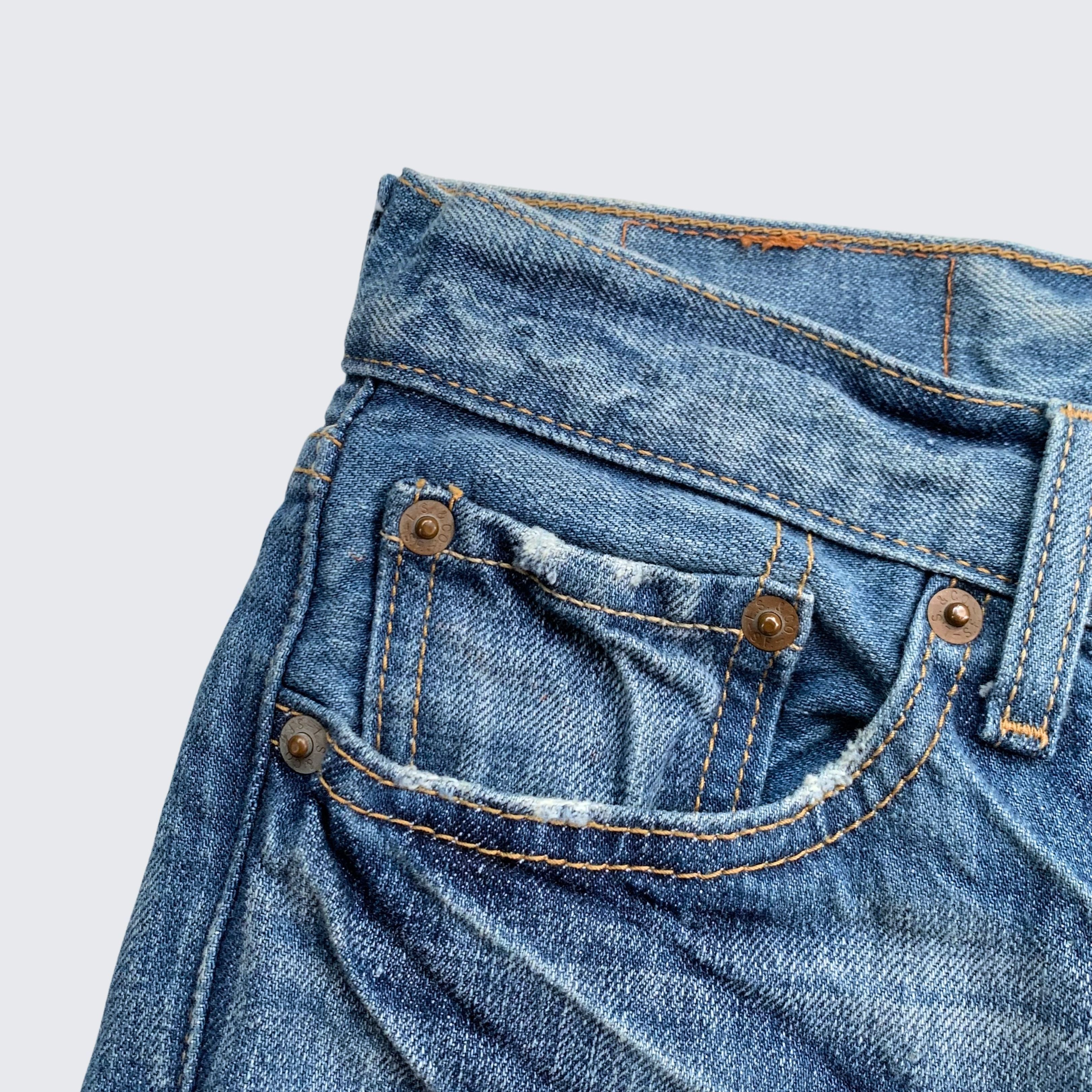 Levi's × Levi's Vintage Clothing × Vintage Vintage Blue Jeans Levi's 1990s 501 Womens Denim Skirt Size 26" / US 2 / IT 38 - 5 Thumbnail