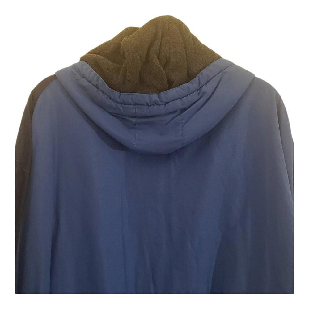 Designer CT1874 King Size Blue Fleece Lined Jacket with Hood 7XL Size US XXL / EU 58 / 5 - 7 Thumbnail