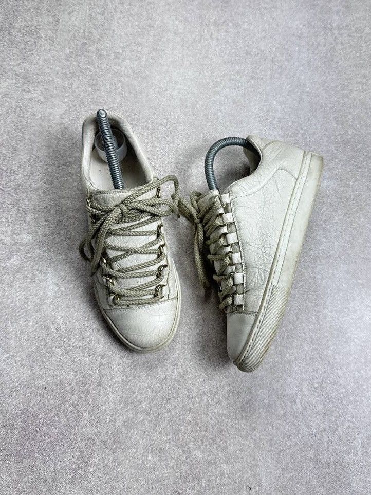 Balenciaga Vintage Balenciaga Arena Leather Low Leather Sneakers EUR 35 Size US 5 / IT 35 - 2 Thumbnail