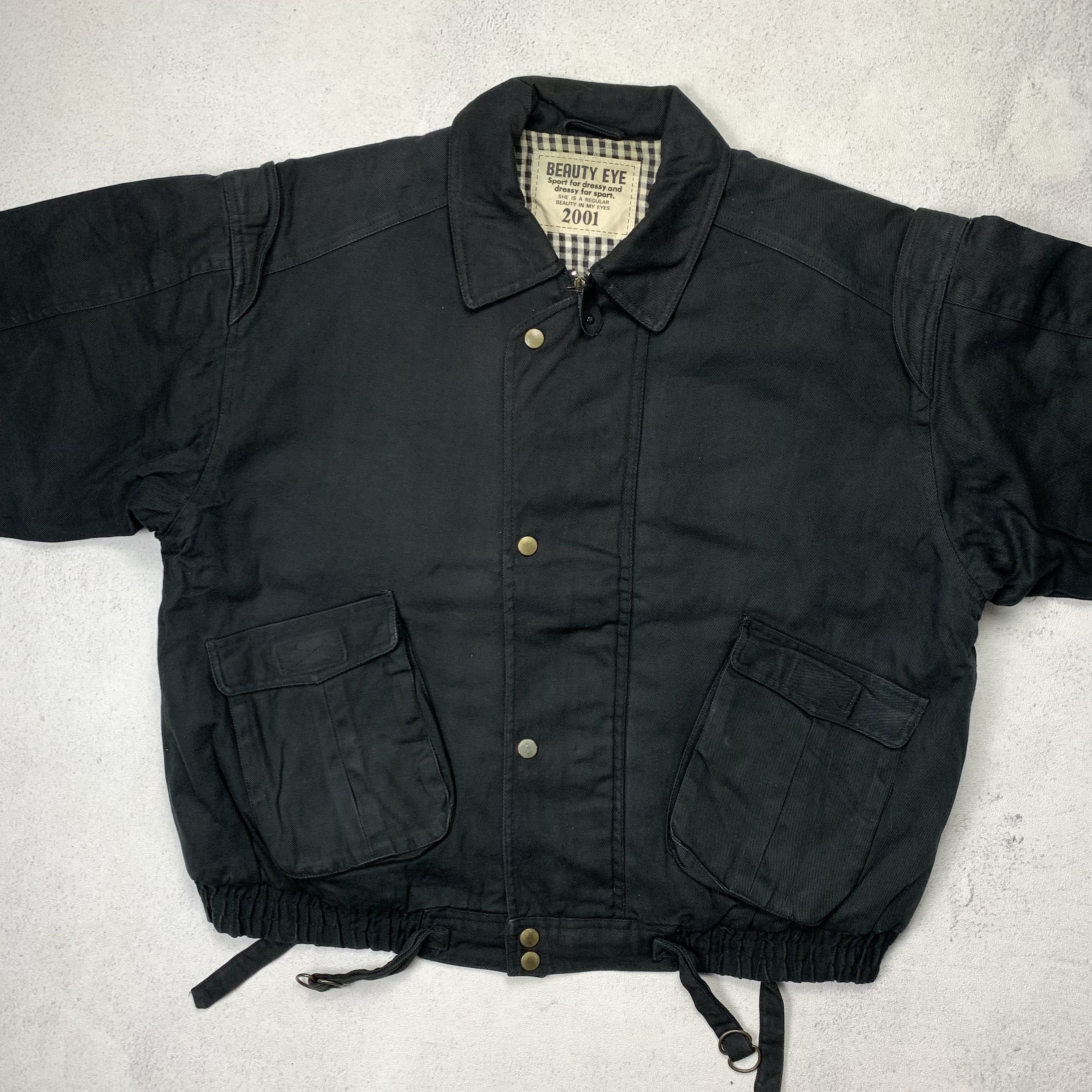 Japanese Brand 2001 Beauty Eye Cargo Bomber Jacket 3D Pocket Cargo Size US L / EU 52-54 / 3 - 2 Thumbnail