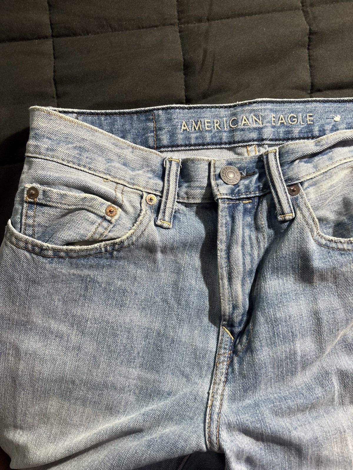 American Eagle Outfitters American Eagle Light Wash Jeans Size US 28 / EU 44 - 2 Thumbnail
