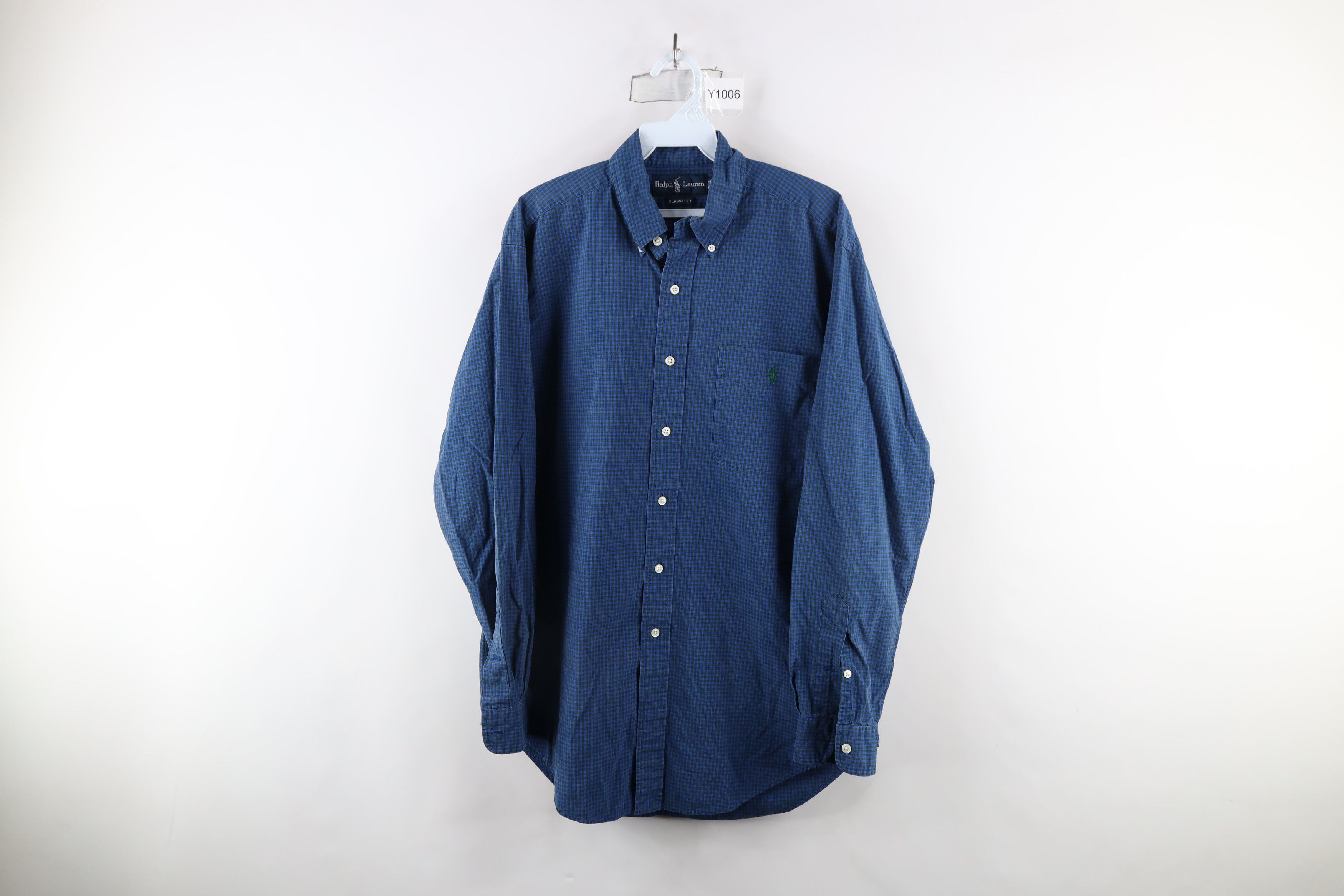 Ralph Lauren × Vintage Vintage 90s Ralph Lauren Faded Collared Button Down Shirt Size US M / EU 48-50 / 2 - 1 Thumbnail