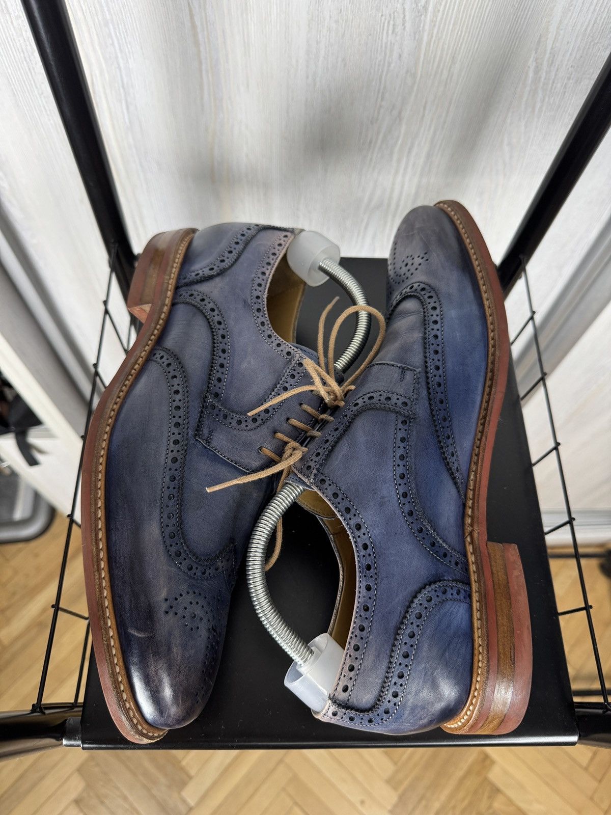 Berwick 1707 Berwick 1707 blue faded dainite sole brogues goodyear shoes Size US 11 / EU 44 - 9 Thumbnail