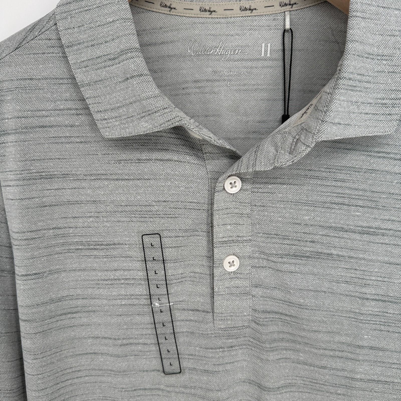 Other NWT Walter Hagen P11 Striation Pique Polo Crisp White Monume Size US L / EU 52-54 / 3 - 2 Thumbnail
