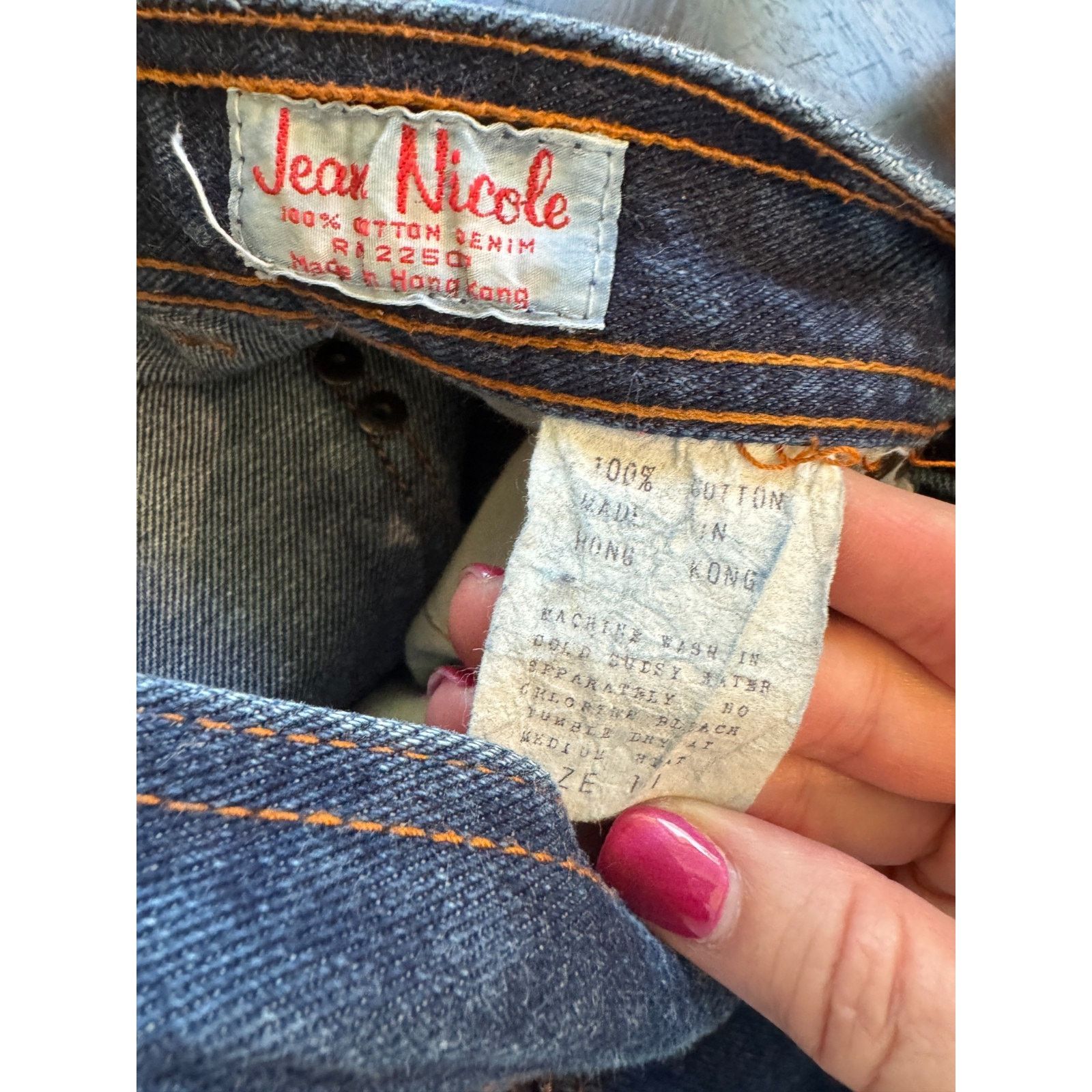 & Other Stories Jean Nicole Virginian Special Jeans - Made in Hong Kong Size 28" / US 6 / IT 42 - 4 Thumbnail
