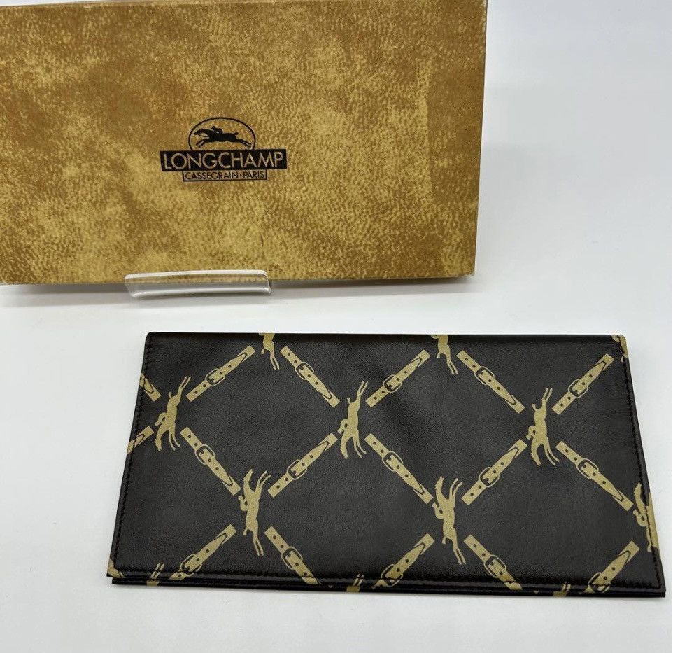 Longchamp 💯 AUTHENTIC LONGCHAMP PARIS MENS LEATHER LONG WALLET Size ONE SIZE - 1 Thumbnail