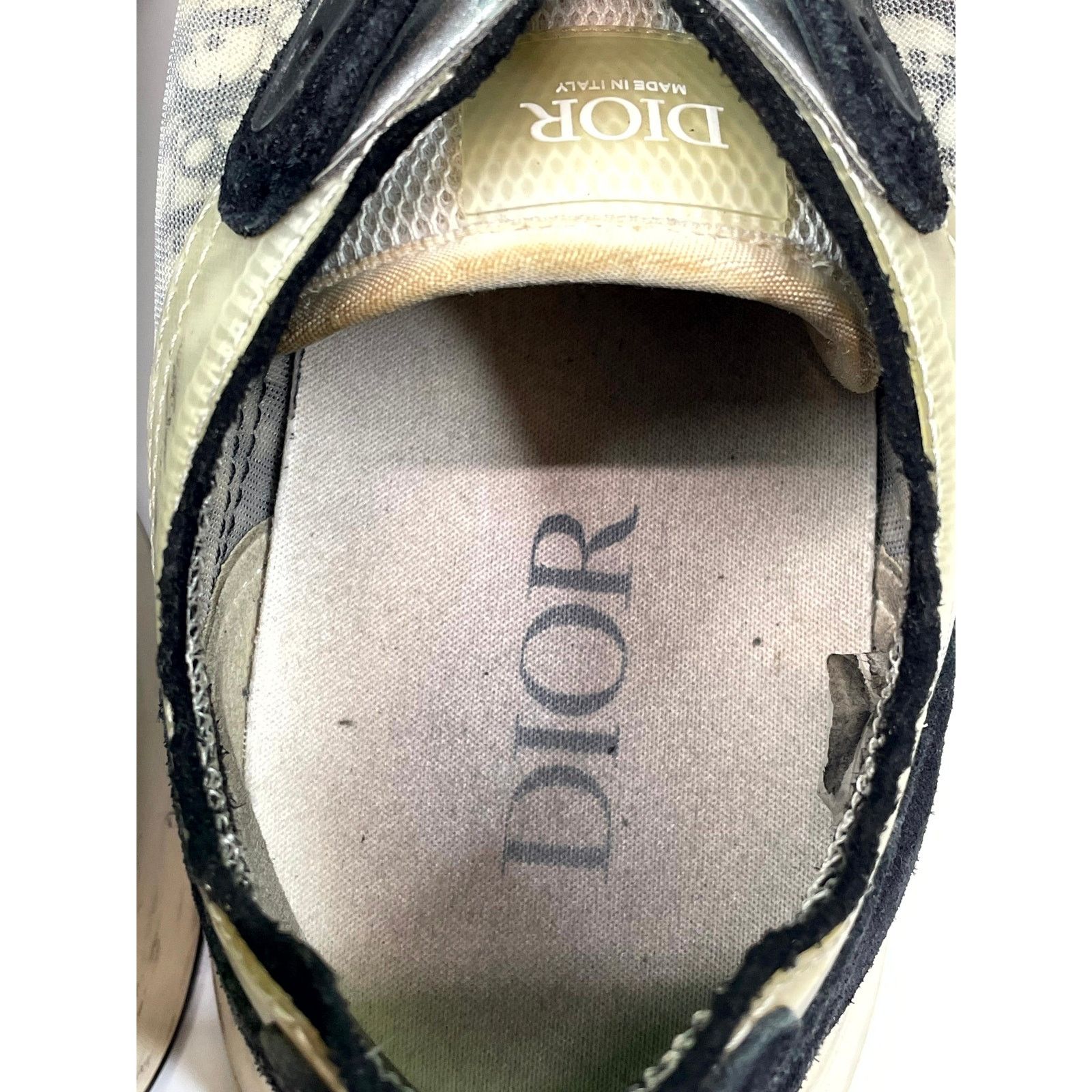 Dior Dior B27 Black & White Sneakers Size US 12 / IT 42 - 6 Thumbnail