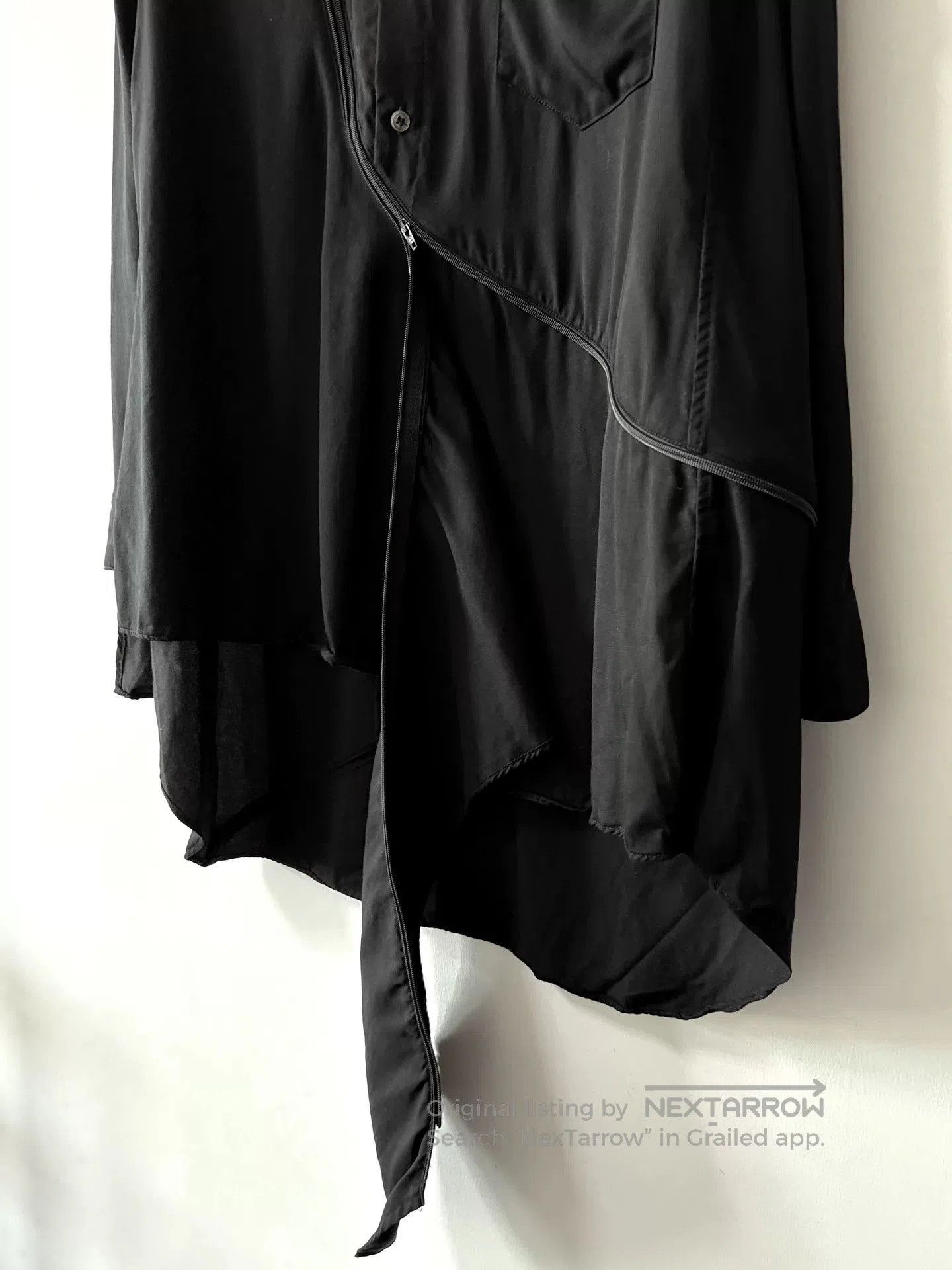 Yohji Yamamoto Yohji Yamamoto Ground Y Layered Zip Shirt. Size US S / EU 44-46 / 1 - 4 Thumbnail