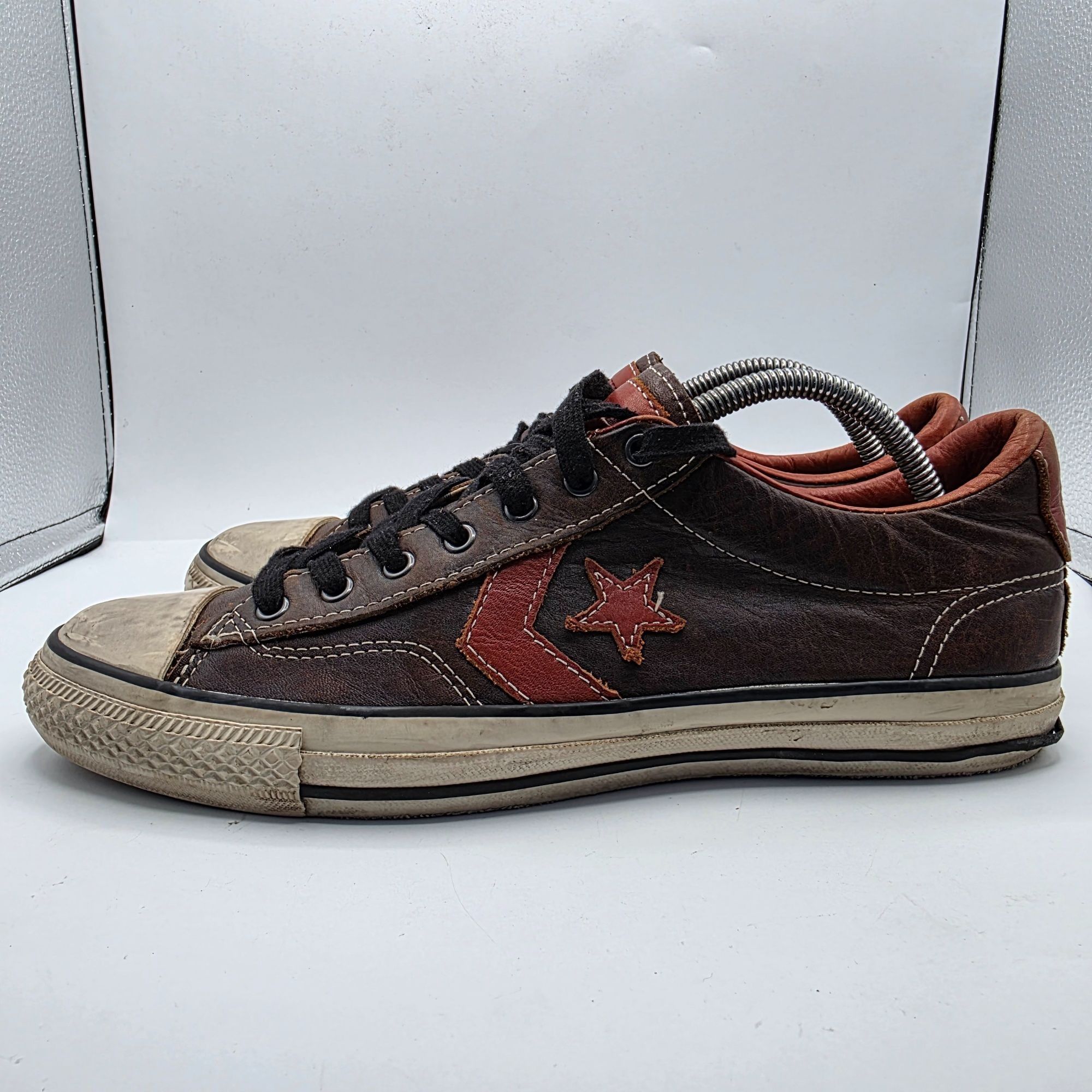 Converse Converse x John Varvatos Star Player Mens Size 9.5 Brown Lea Size US 9.5 / EU 42-43 - 15 Thumbnail