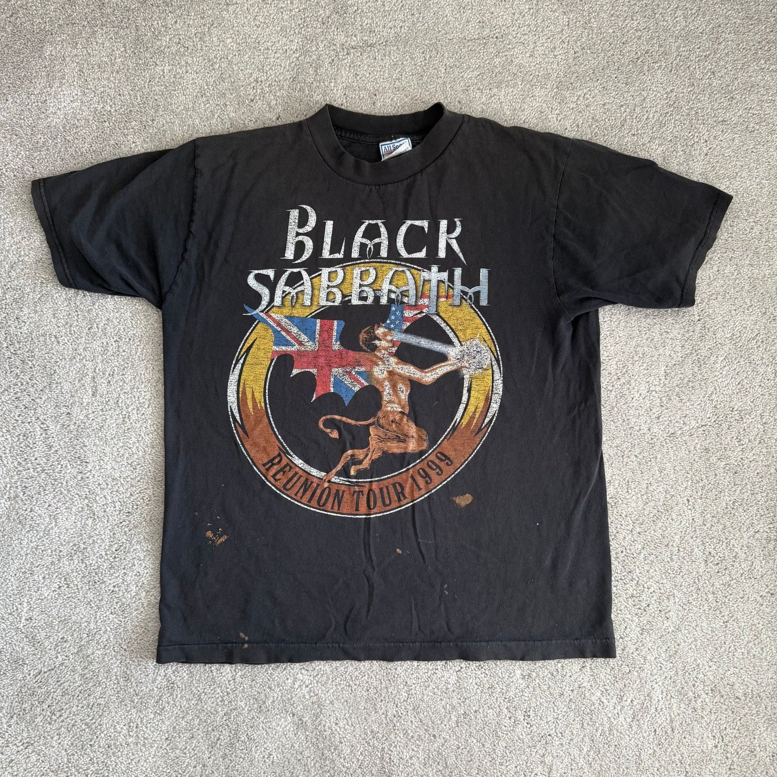 Vintage Vintage Black Sabbath T-Shirt Size US M / EU 48-50 / 2 - 1 Thumbnail