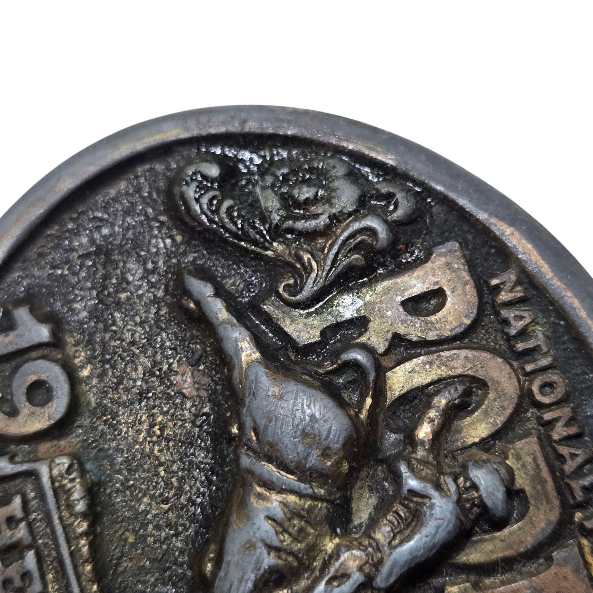 Other 1977 National Finals Rodeo Belt Buckle Bull Riding NFR Hesst Size ONE SIZE - 15 Thumbnail