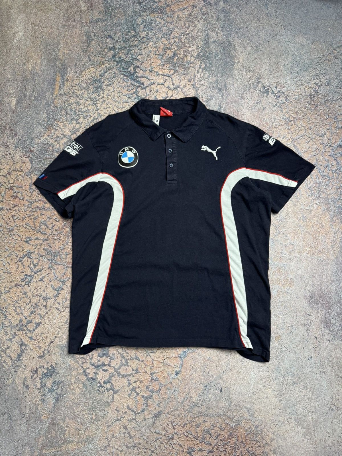 BMW BMW Puma vintage polo shirt size L Size US L / EU 52-54 / 3 - 1 Thumbnail