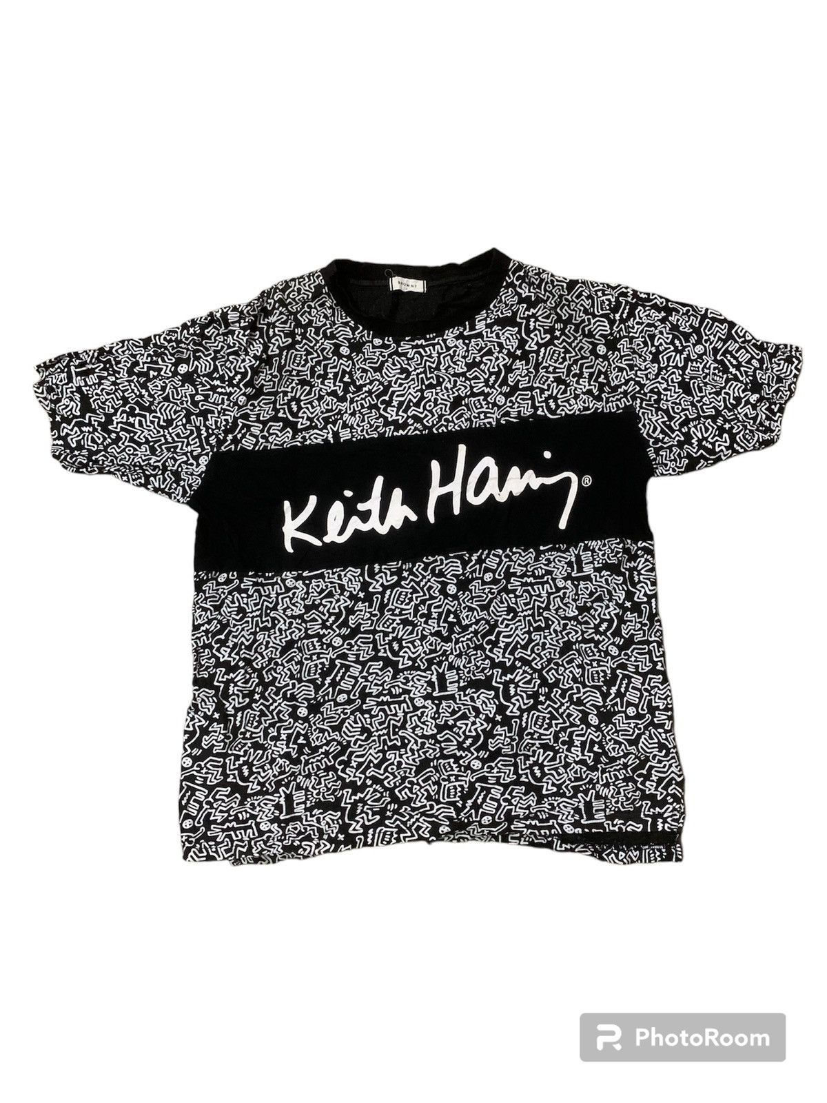 Keith Haring Keith Haring x Browny Monogram Logo Print Tee Size US M / EU 48-50 / 2 - 1 Thumbnail