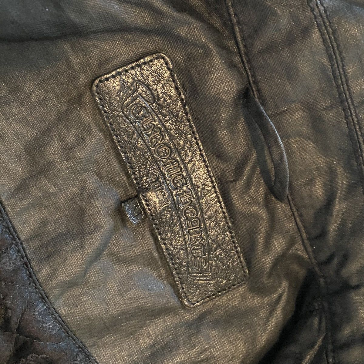 Chrome Hearts Chrome Hearts JJ Dean Waxed Denim Motorcycle Rider Jacket Size US XS / EU 42 / 0 - 10 Thumbnail