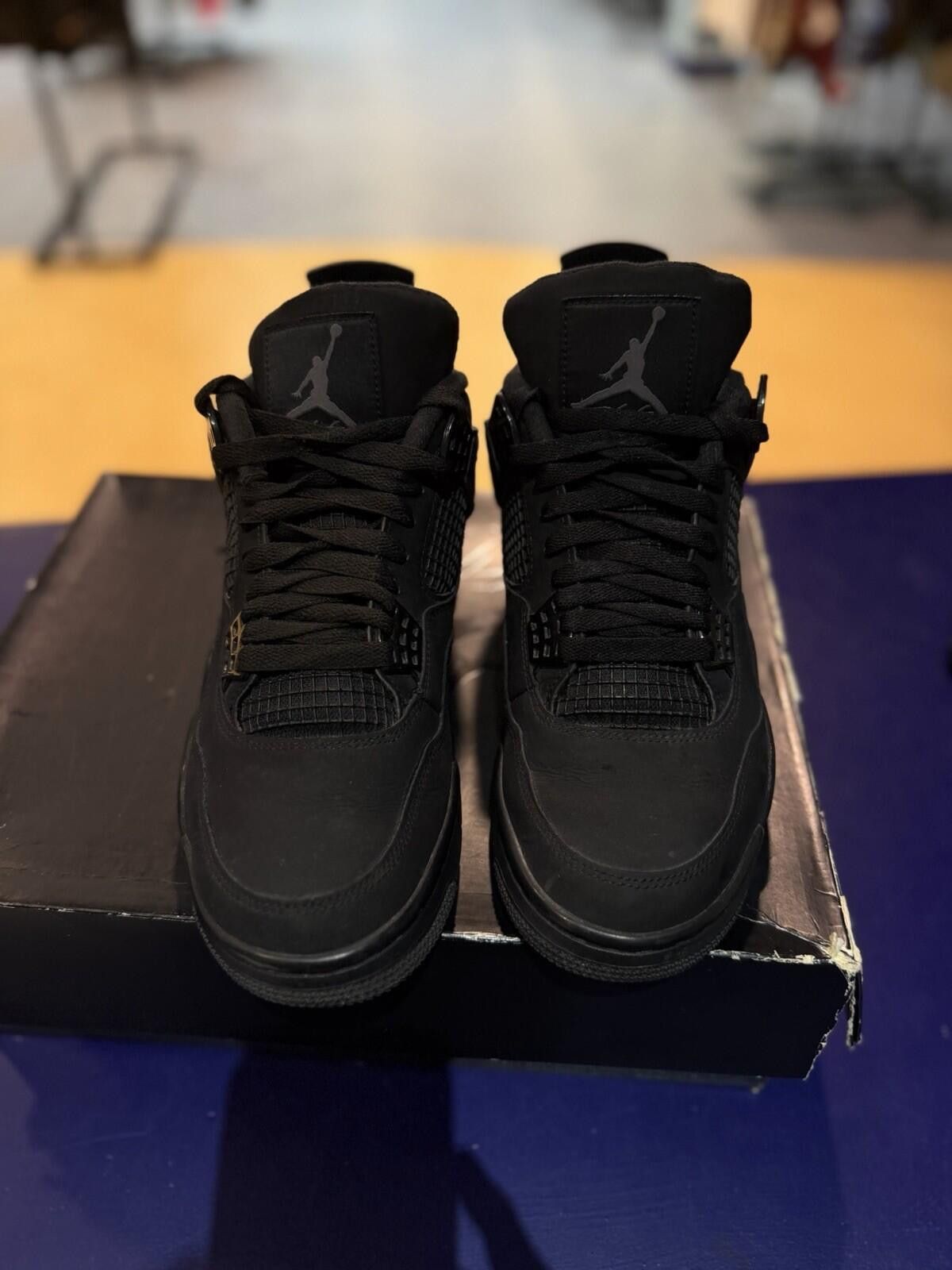 Jordan Brand Jordan Air Jordan 4 Black Cat Low Top Sneaker 2020 Men's 9.5 Size US 9.5 / EU 42-43 - 9 Thumbnail