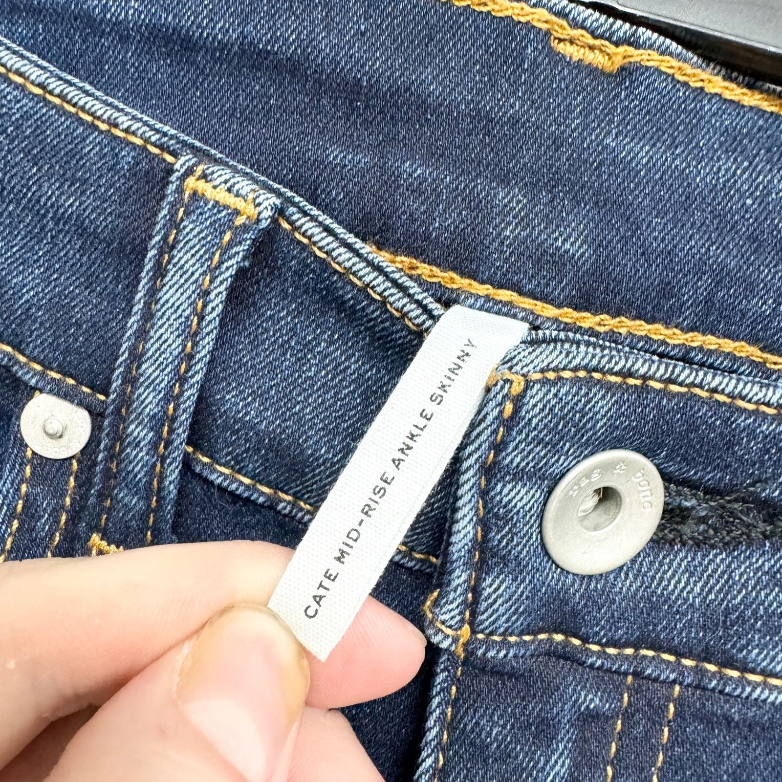 Rag & Bone Rag & Bone Cate Mid Rise Slim Fit Skinny Jeans Heritag 25 Size 25" / US 0 / IT 36 - 2 Thumbnail