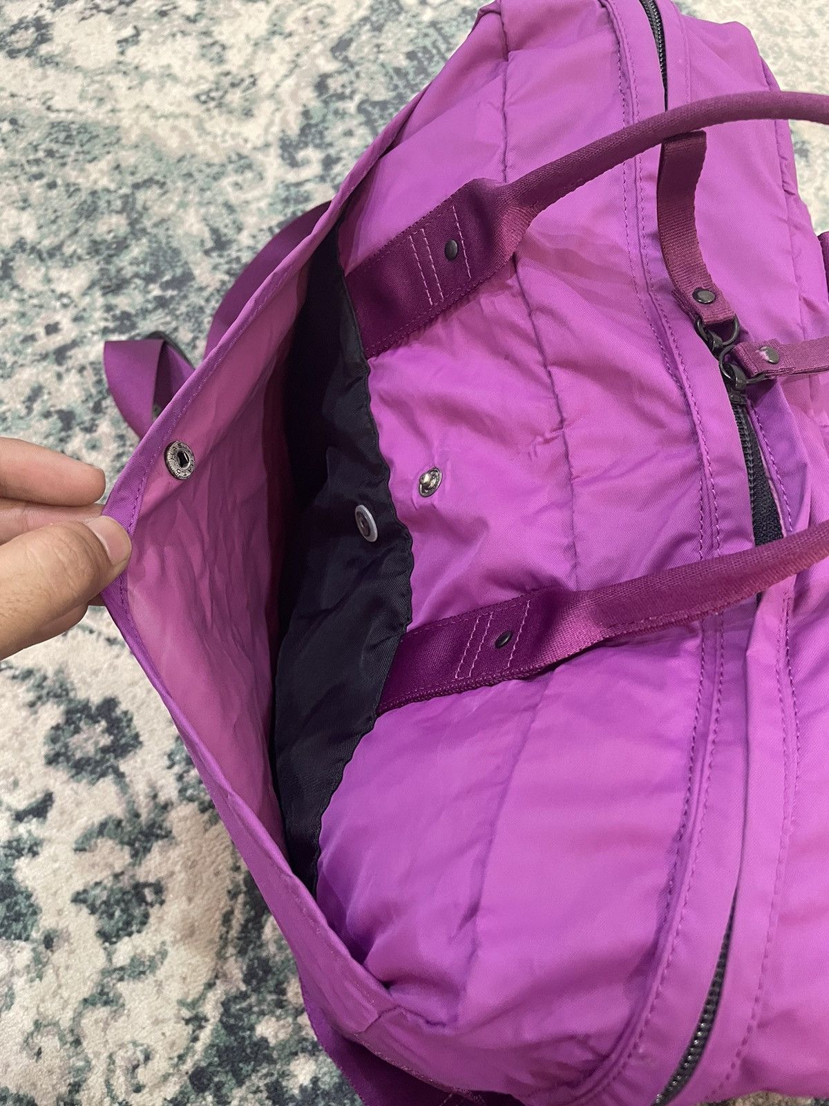 Yohji Yamamoto Y'SACCS Doux Pour Homme Nylon Messegger Duffle Cargo Bag Size ONE SIZE - 14 Thumbnail