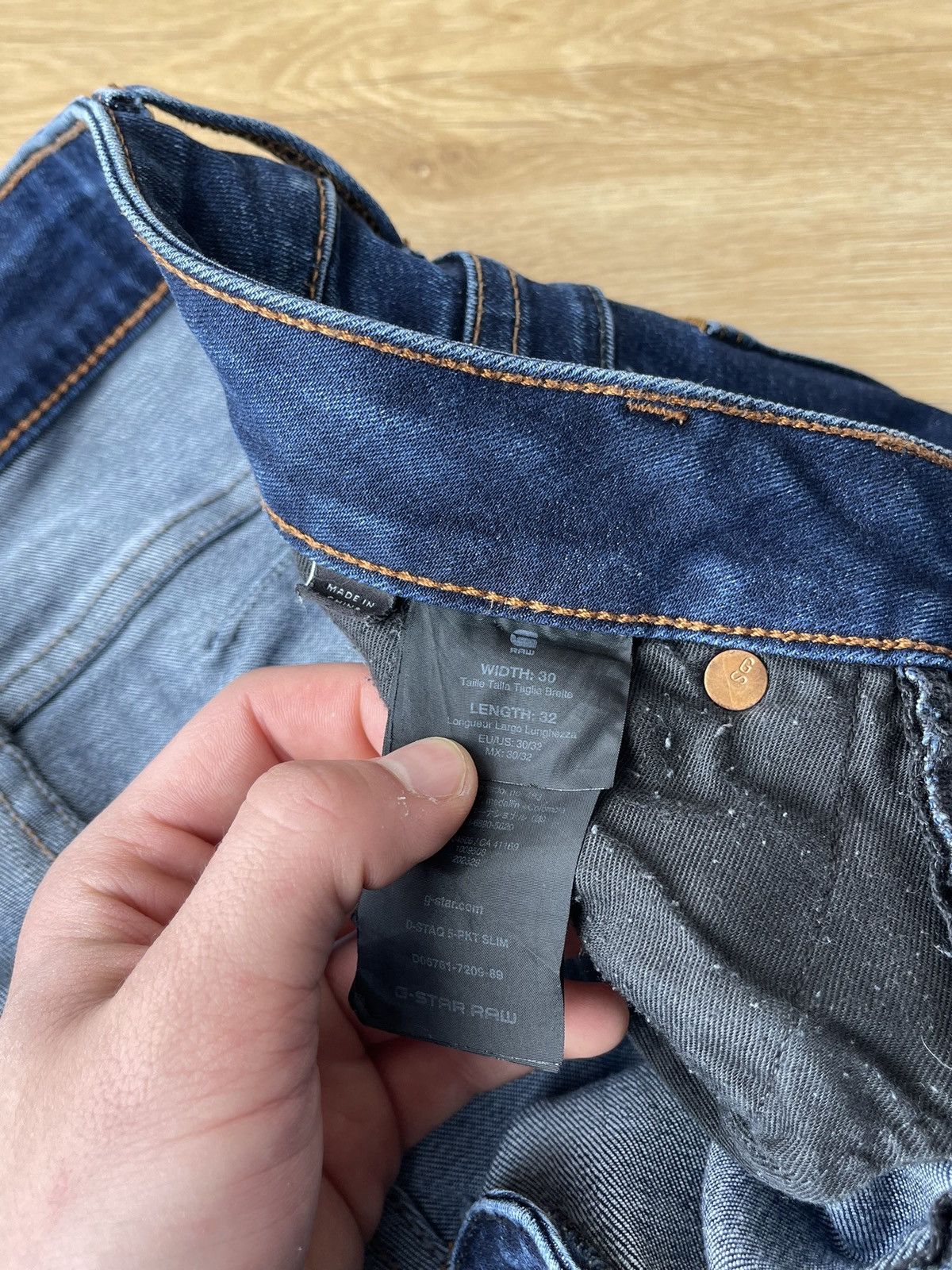G-Star Vintage G Star Raw Distressed Denim Jeans y2k atlanta drip Size US 30 / EU 46 - 15 Thumbnail