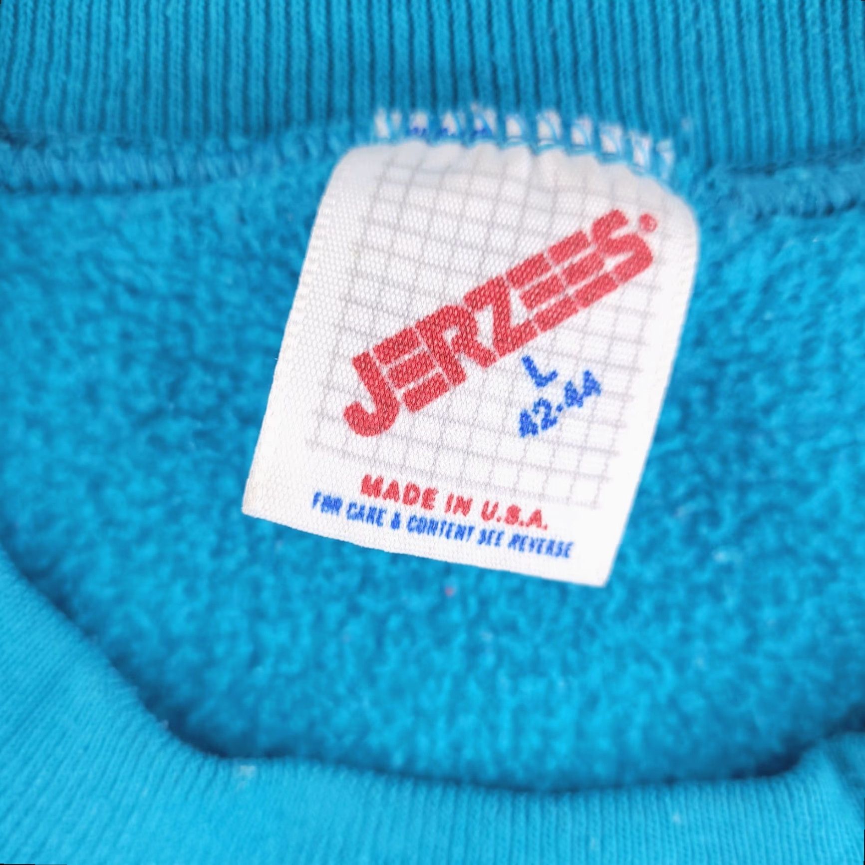 Jerzees VINTAGE Jerzees Sweatshirt Mens M Blue UNISEX 90s Read Description Size US M / EU 48-50 / 2 - 2 Thumbnail