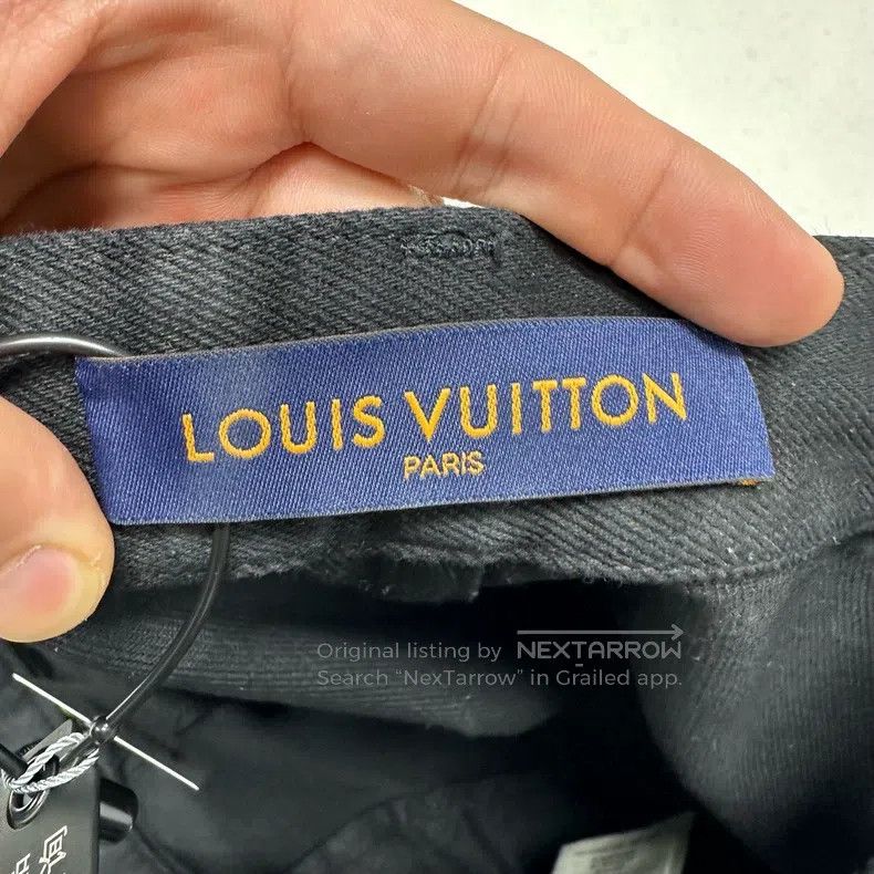 Louis Vuitton Louis Vuitton Black Zip Old-print Lumberjack Pants Size US 29 - 3 Thumbnail
