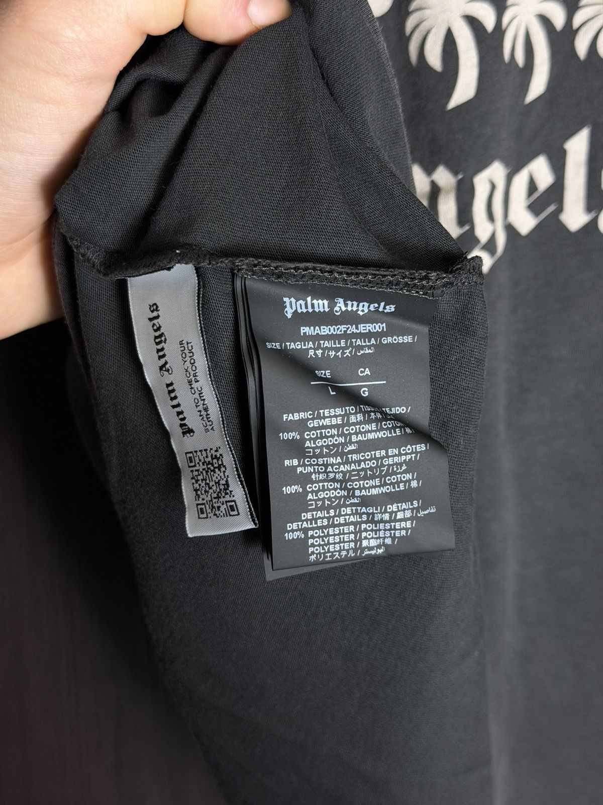 Palm Angels Palm Angels Statement Monogram Longsleeve T-shirt *NEW* Size US L / EU 52-54 / 3 - 12 Thumbnail